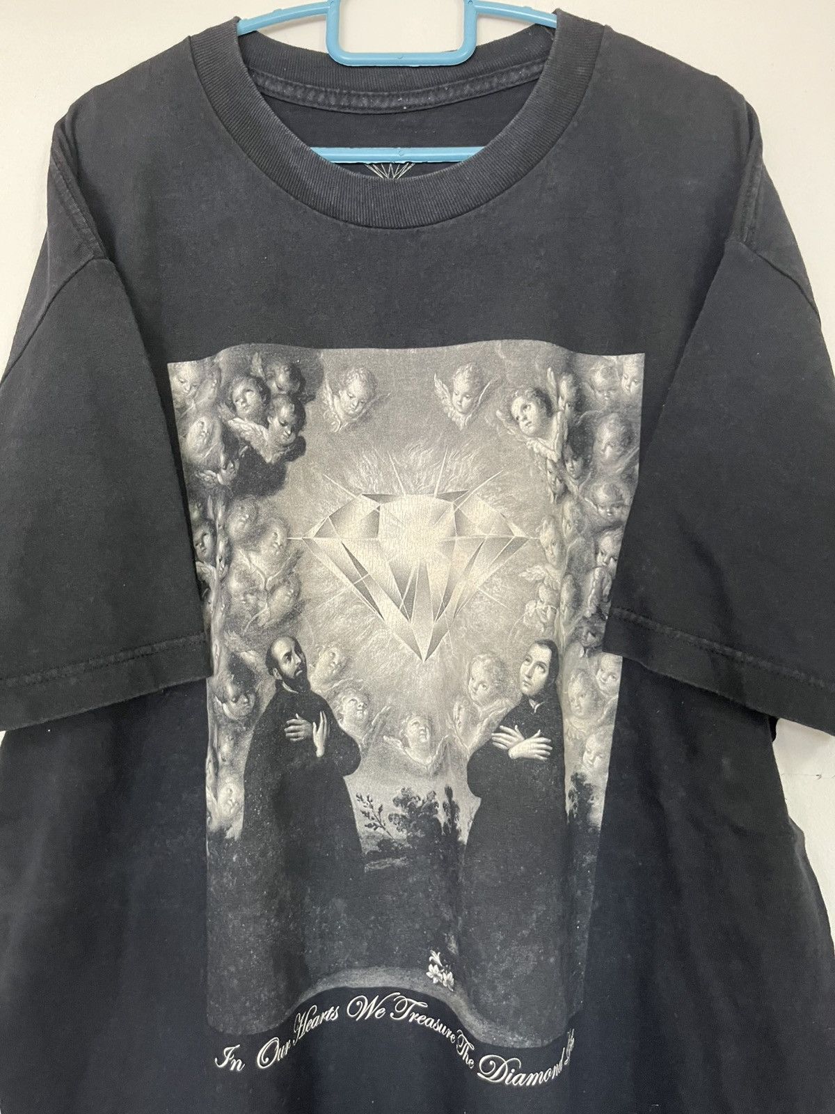 Diamond Supply Co. 🔥 DIAMOND SUPPLY SUNFADED MARY TEE Size US L / EU 52-54 / 3 - 1 Thumbnail