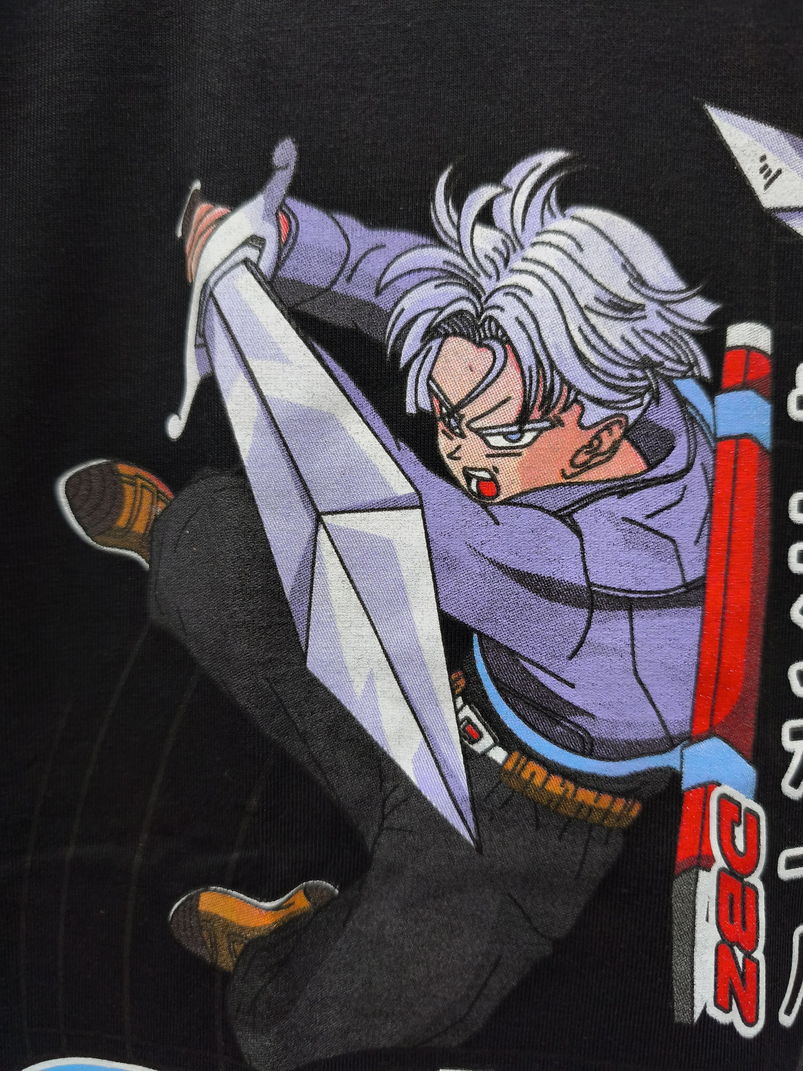 Anime Dragon Ball Z Future Trunks T-shirt Size US XL / EU 56 / 4 - 4 Thumbnail