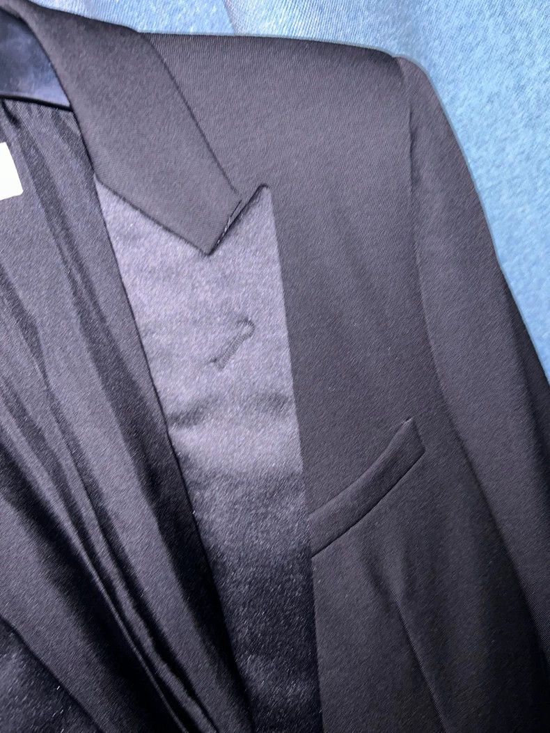 Saint Laurent Paris Saint Laurent Paris Black sword collar, Mafia gun collar, Size 46R - 7 Thumbnail