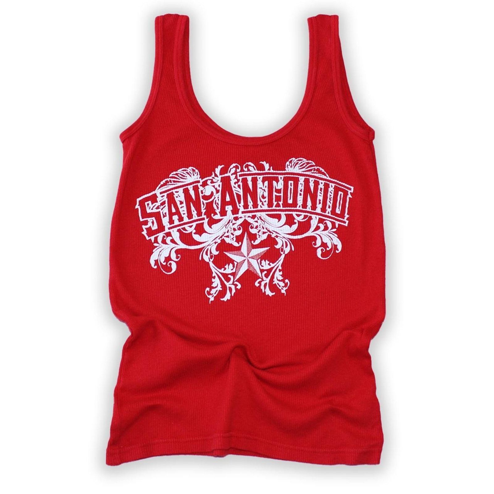 Vintage Red Vintage San Antonio Graphic Tank Top Size S / US 4 / IT 40 - 1 Thumbnail