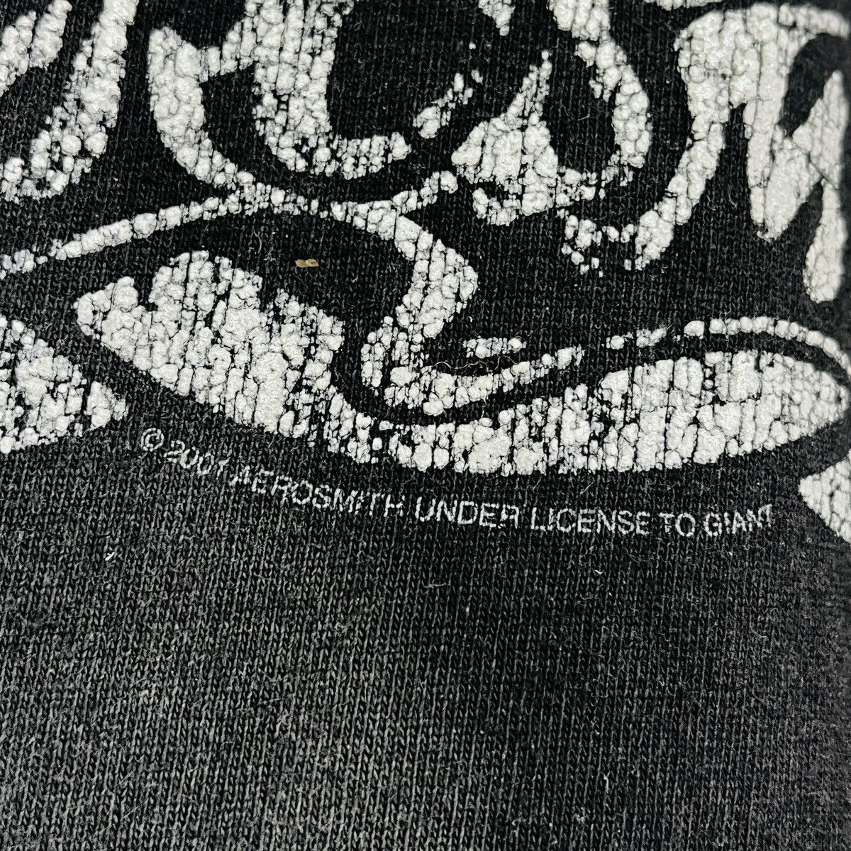 Aerosmith × Giant × Vintage Faded Aerosmith Rock Band TShirt Copyright 2001 Size US XL / EU 56 / 4 - 7 Thumbnail
