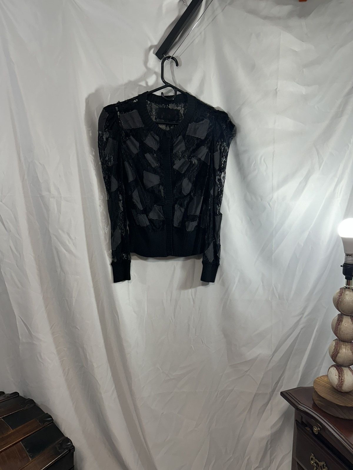 Vintage Vintage netted shirt top Size S / US 4 / IT 40 - 2 Thumbnail