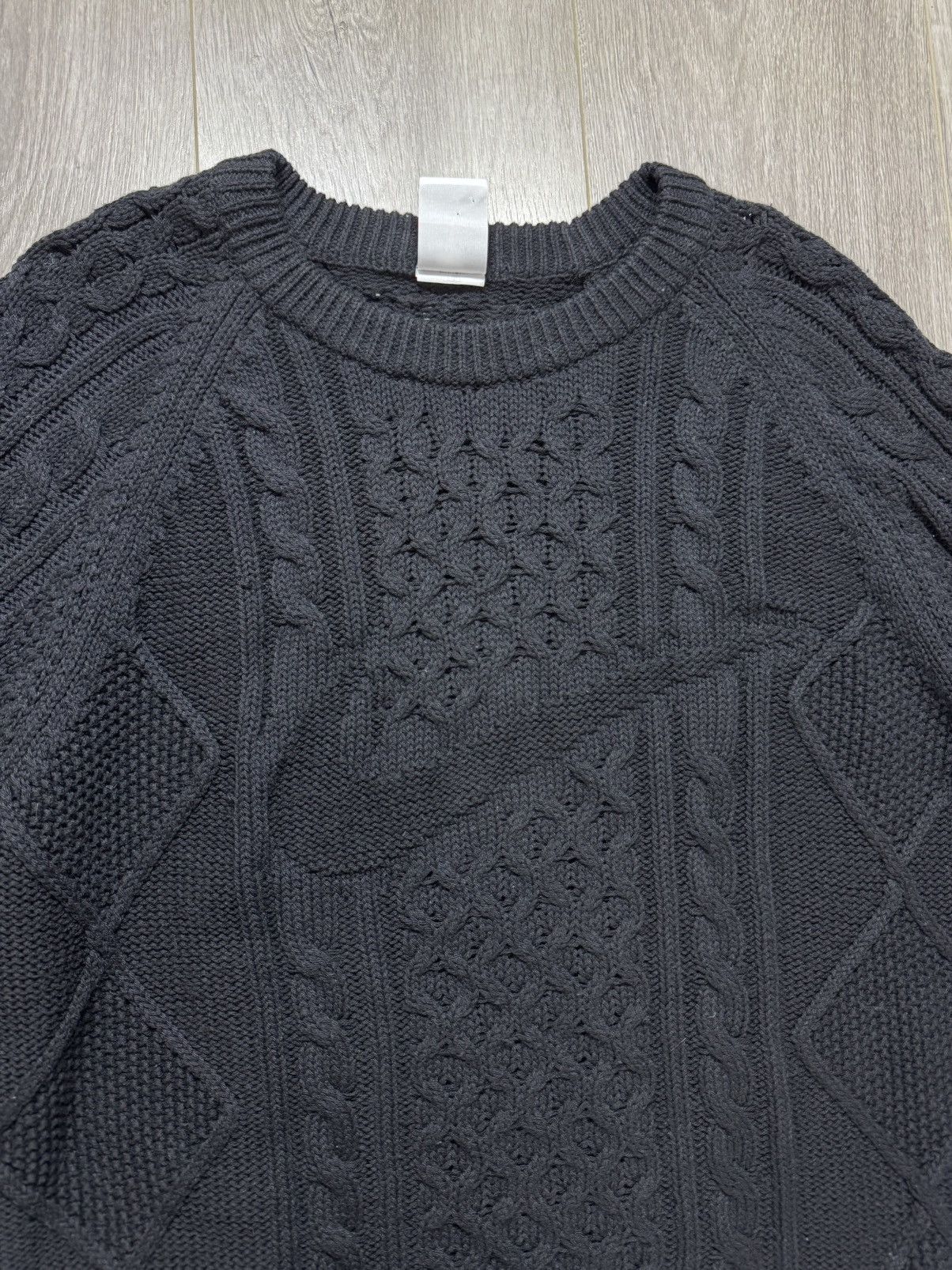 Nike Nike Sportswear Men's Cable Knit Swoosh Sweater Size US L / EU 52-54 / 3 - 3 Thumbnail