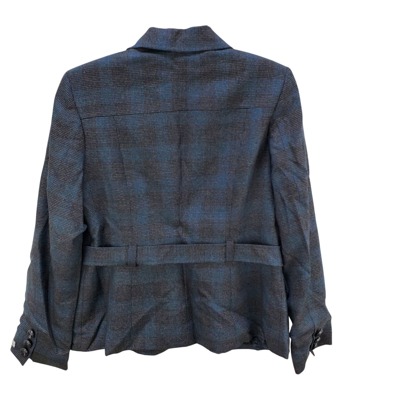 Pendleton Pendleton Blazer Jacket Womens 10 Blue Plaid Virgin Wool Size L / US 10 / IT 46 - 2 Thumbnail