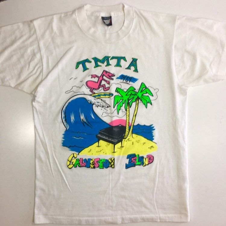 Other 80's TMTA Galveston Island 1989 NEON Piano Bar T Shirt Size US L / EU 52-54 / 3 - 3 Thumbnail