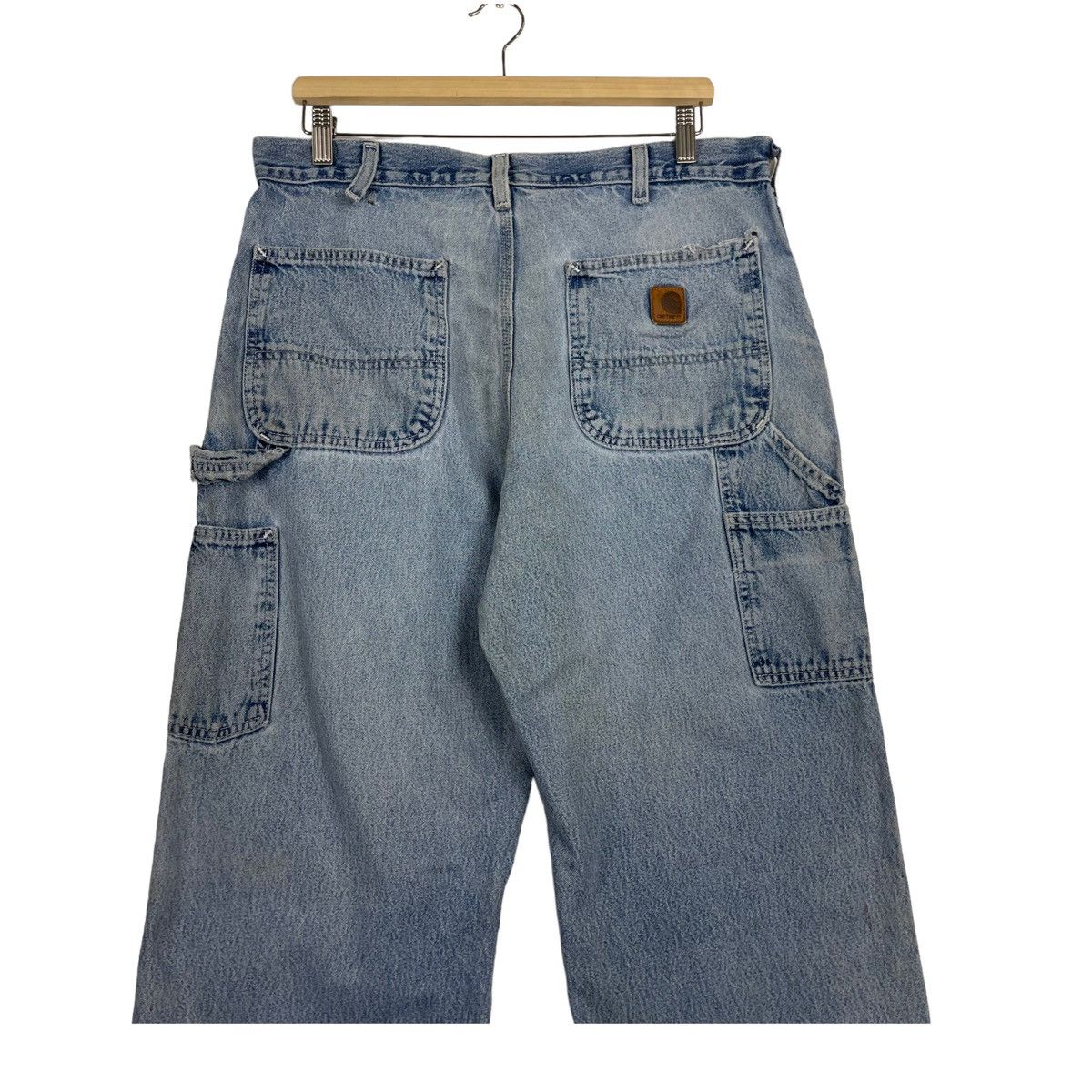 Carhartt × Carhartt Wip × Vintage 💥CARHARTT WIP SINGLE KNEE DISTRESSED JEANS Size US 34 / EU 50 - 10 Thumbnail