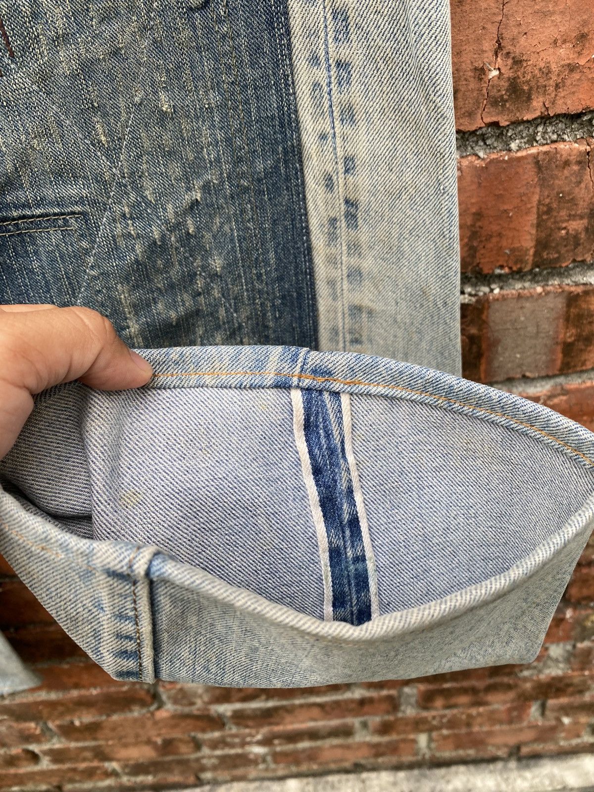 Levi's Vintage Clothing W36x31 Vintage levi's 501 redline distressed repaired Size US 36 / EU 52 - 6 Thumbnail
