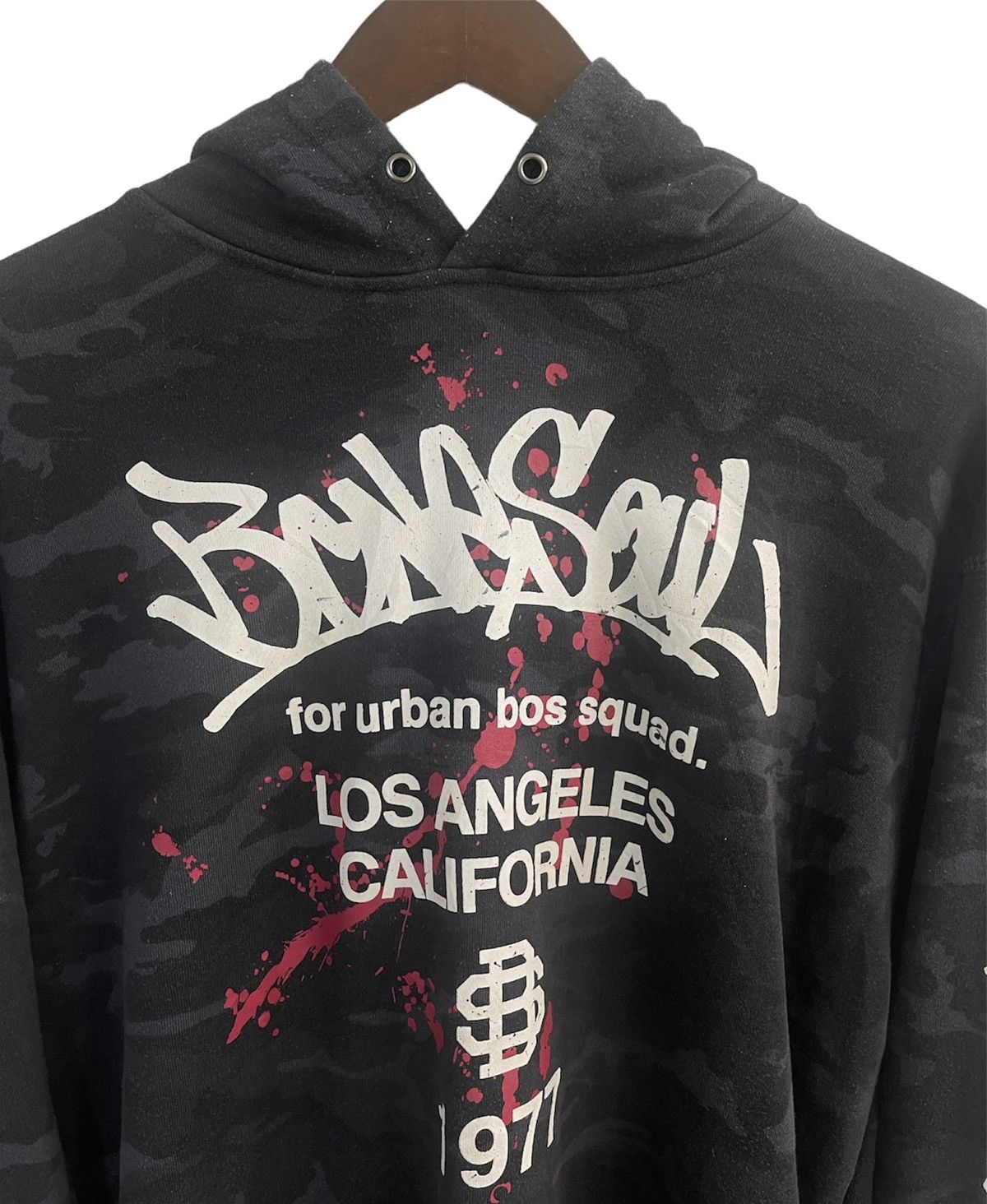 Japanese Brand × Vintage VINTAGE B ONE SOUL BIG LOGO HOODIE DOUBLE SIDE POCKET Size US XL / EU 56 / 4 - 3 Thumbnail