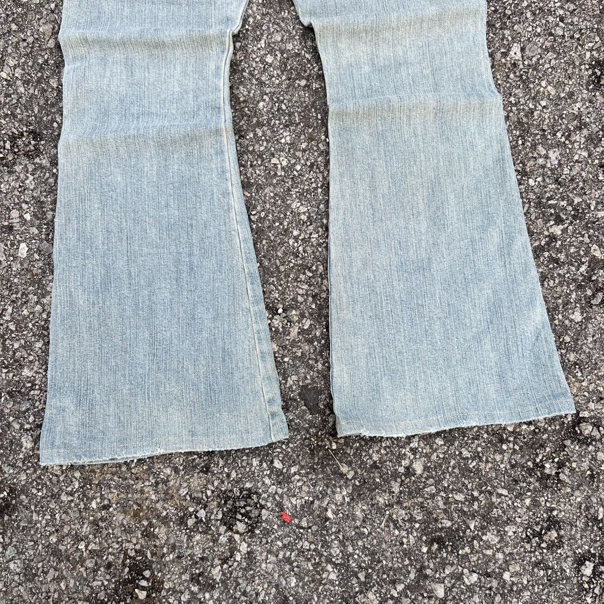 Morgan Homme “MORGAN HOMME” BLUE FLARE JEANS Size US 30 / EU 46 - 15 Thumbnail