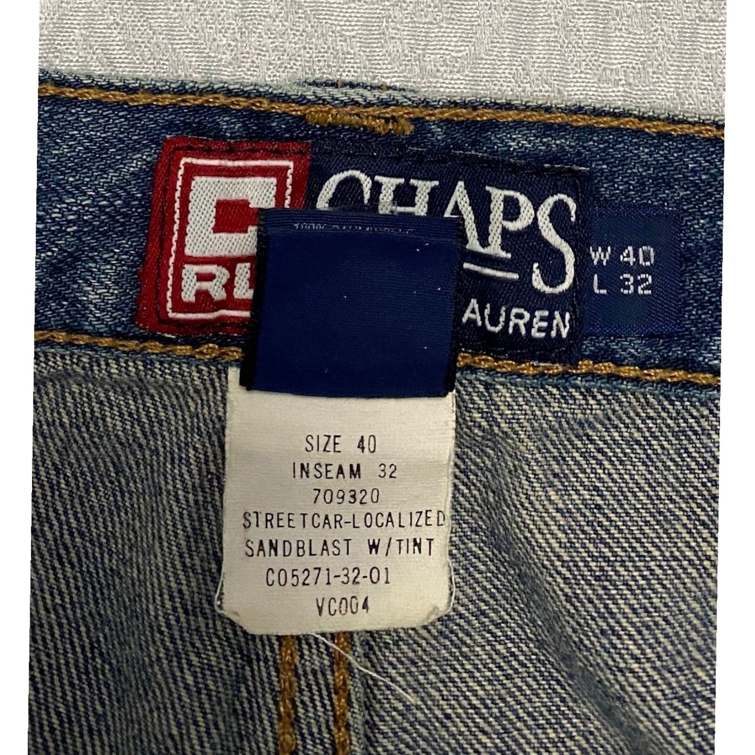 Ralph Lauren Vintage Chaps Ralph Lauren Jeans Carpenter Denim Blue 40x32 Men Size US 40 / EU 56 - 5 Thumbnail
