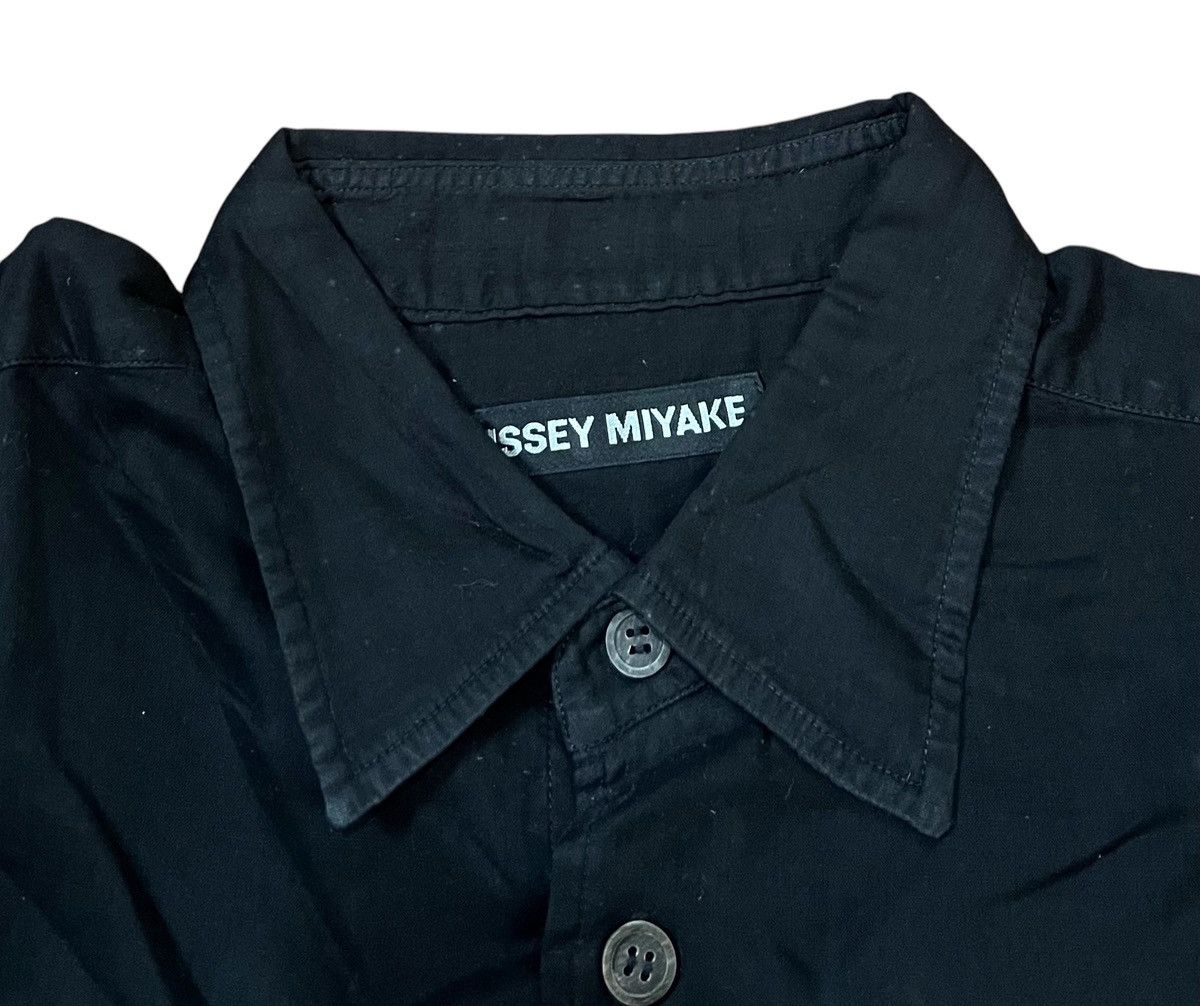 Issey Miyake Vintage issey miyake black button up shirt Size US L / EU 52-54 / 3 - 3 Thumbnail