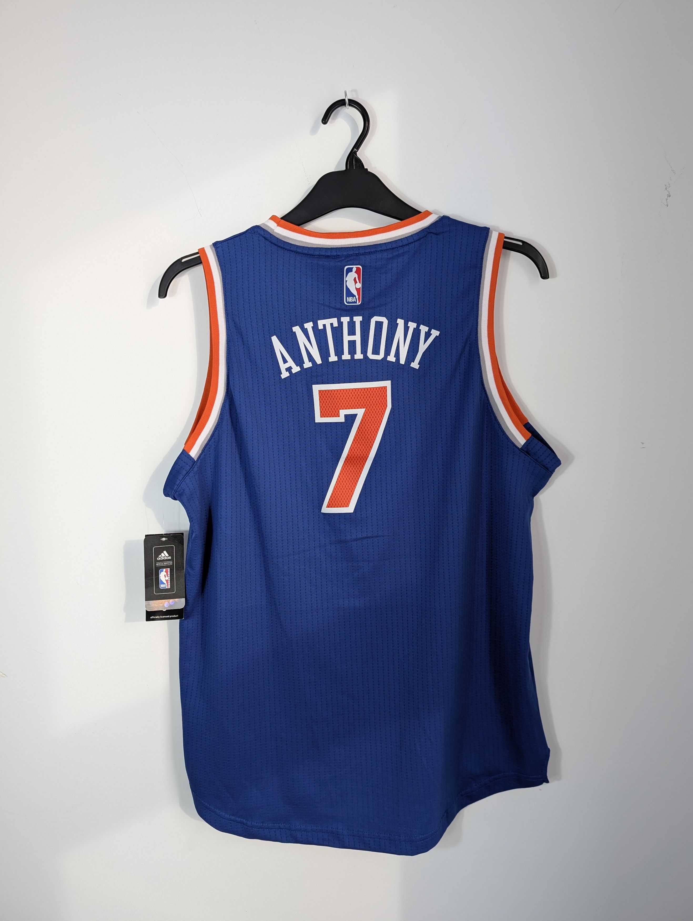 Adidas Carmelo Anthony New York Knicks NBA Jersey Blue Retro Y2K Size US S / EU 44-46 / 1 - 3 Thumbnail