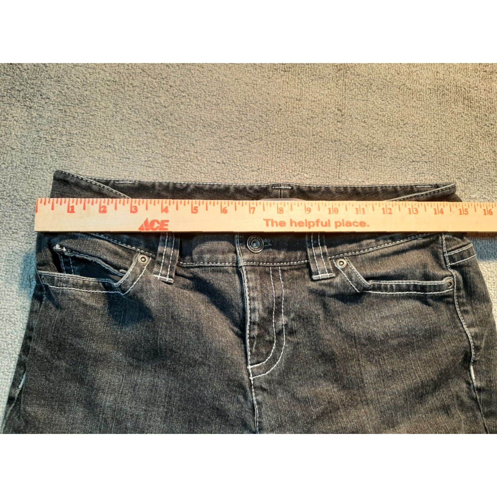 Ann Taylor Ann Taylor Jeans Womens Size 4 Boot Cut Black Slim Fit Size 27" / US 4 / IT 40 - 3 Thumbnail
