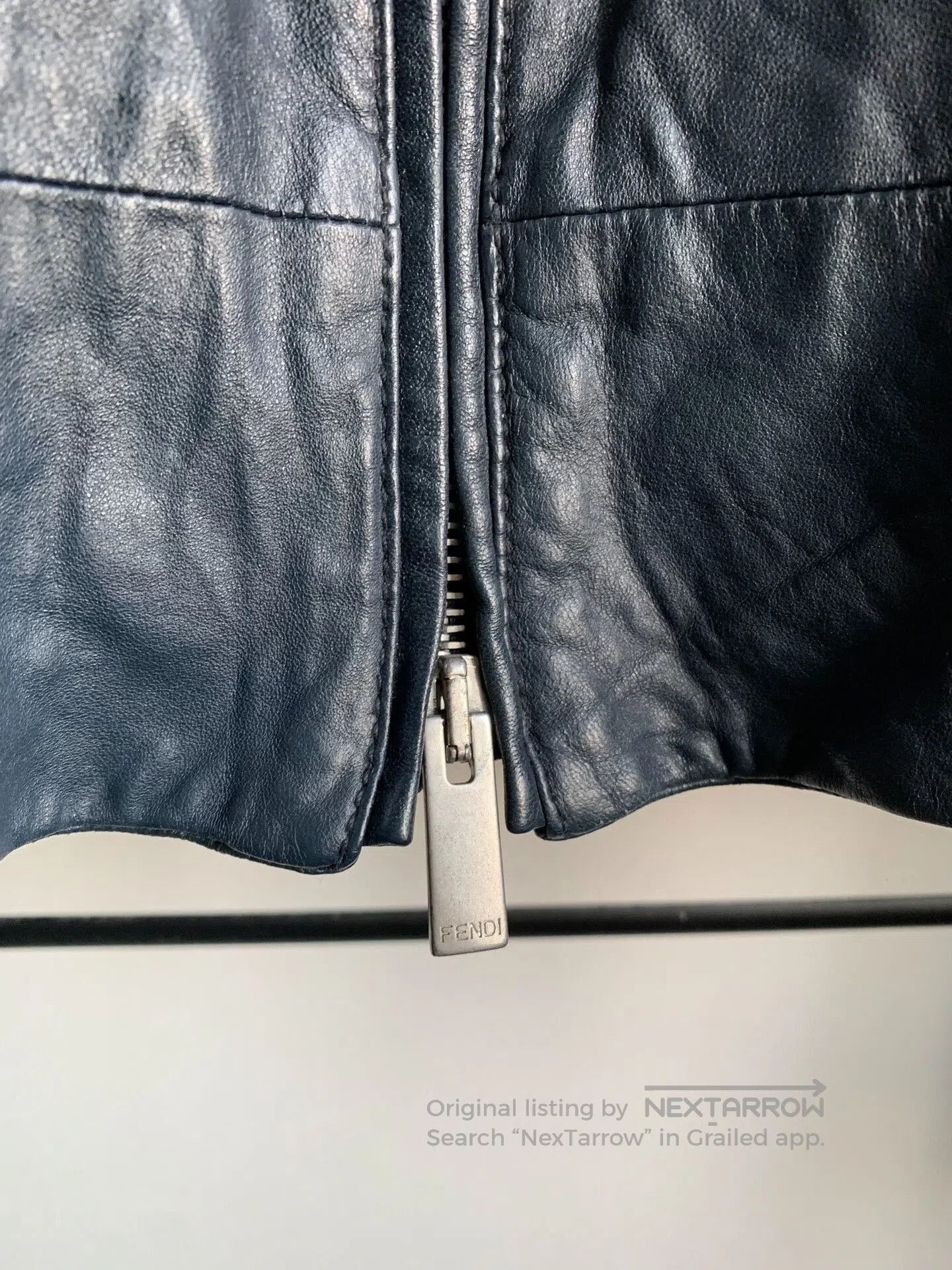Fendi FENDI Men's Leather Jacket. Size US L / EU 52-54 / 3 - 4 Thumbnail