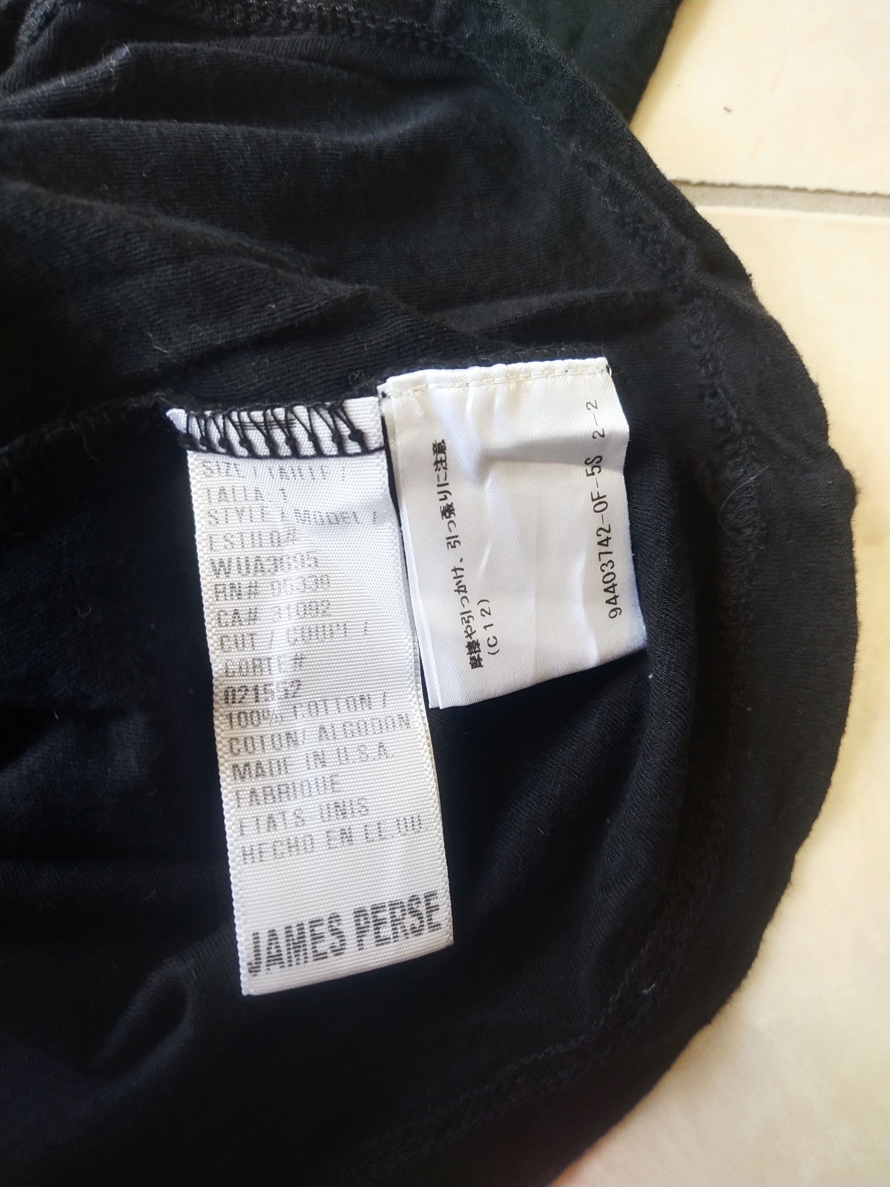 James Perse James Perse Standard Black V-Neck T-Shirt Made in USA Size S / US 4 / IT 40 - 6 Thumbnail