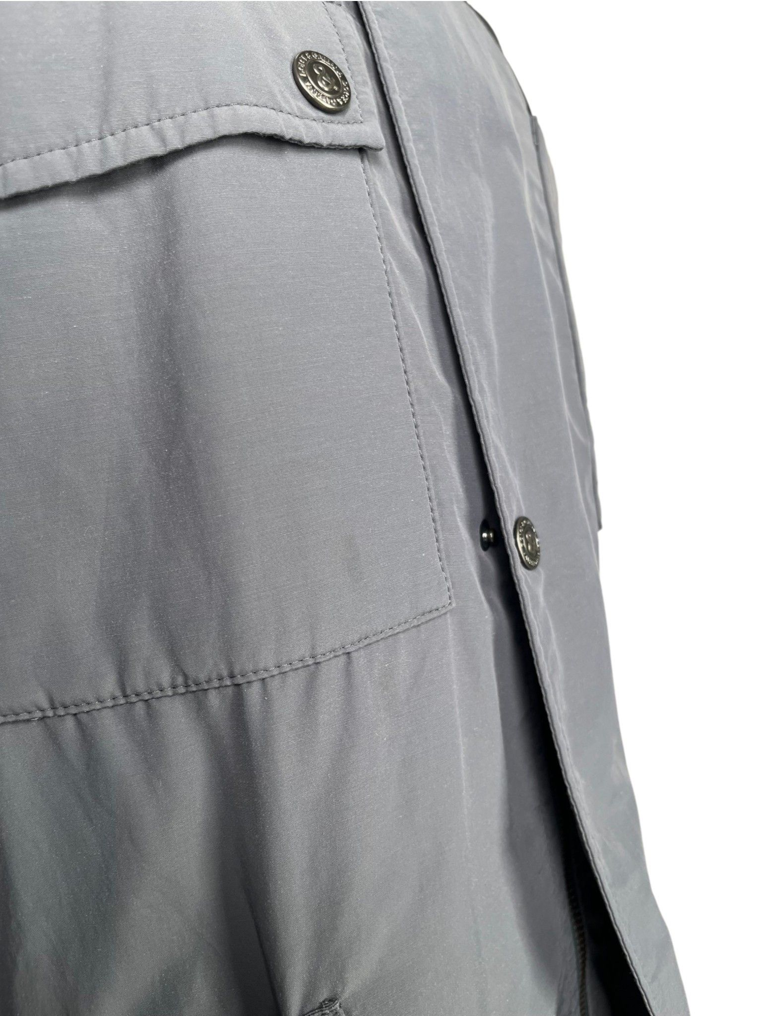 Dolce & Gabbana A/W 2003 Bondage Grey Technical Parka with Fur-Trimmed Hood Size US M / EU 48-50 / 2 - 10 Thumbnail
