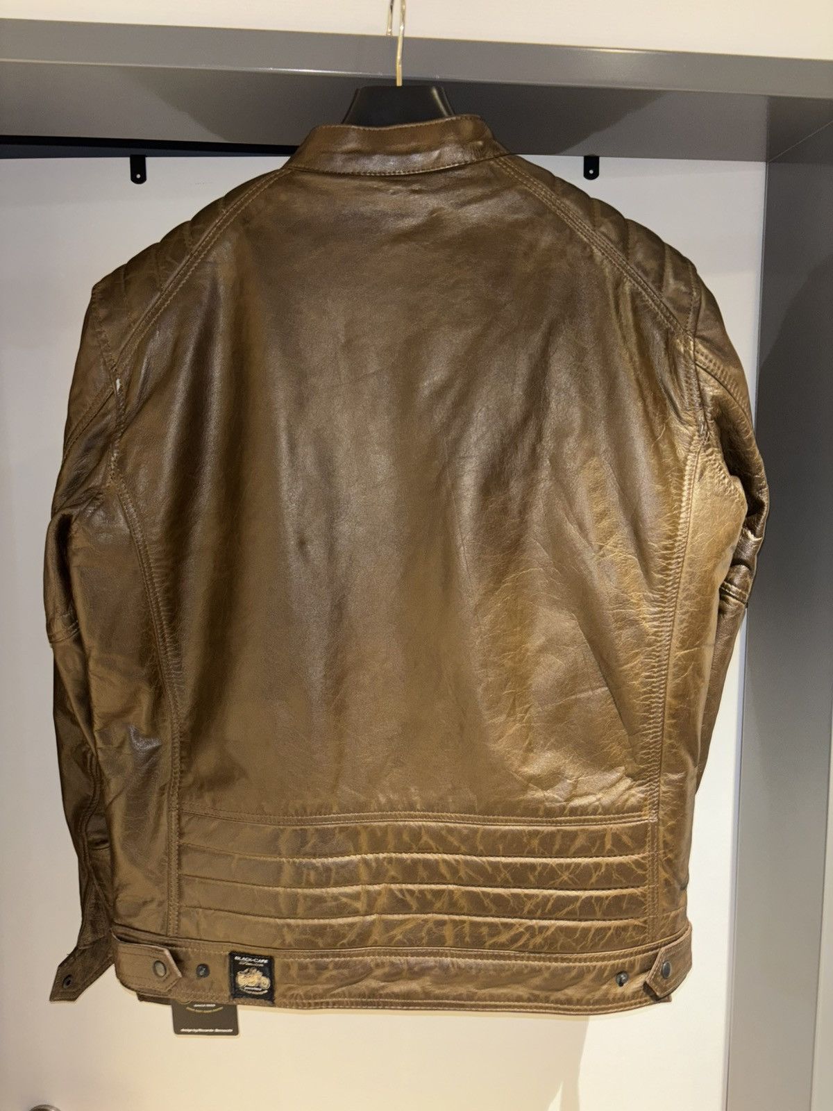 Other Black-Cafe London Leather Jacket Size US M / EU 48-50 / 2 - 7 Thumbnail