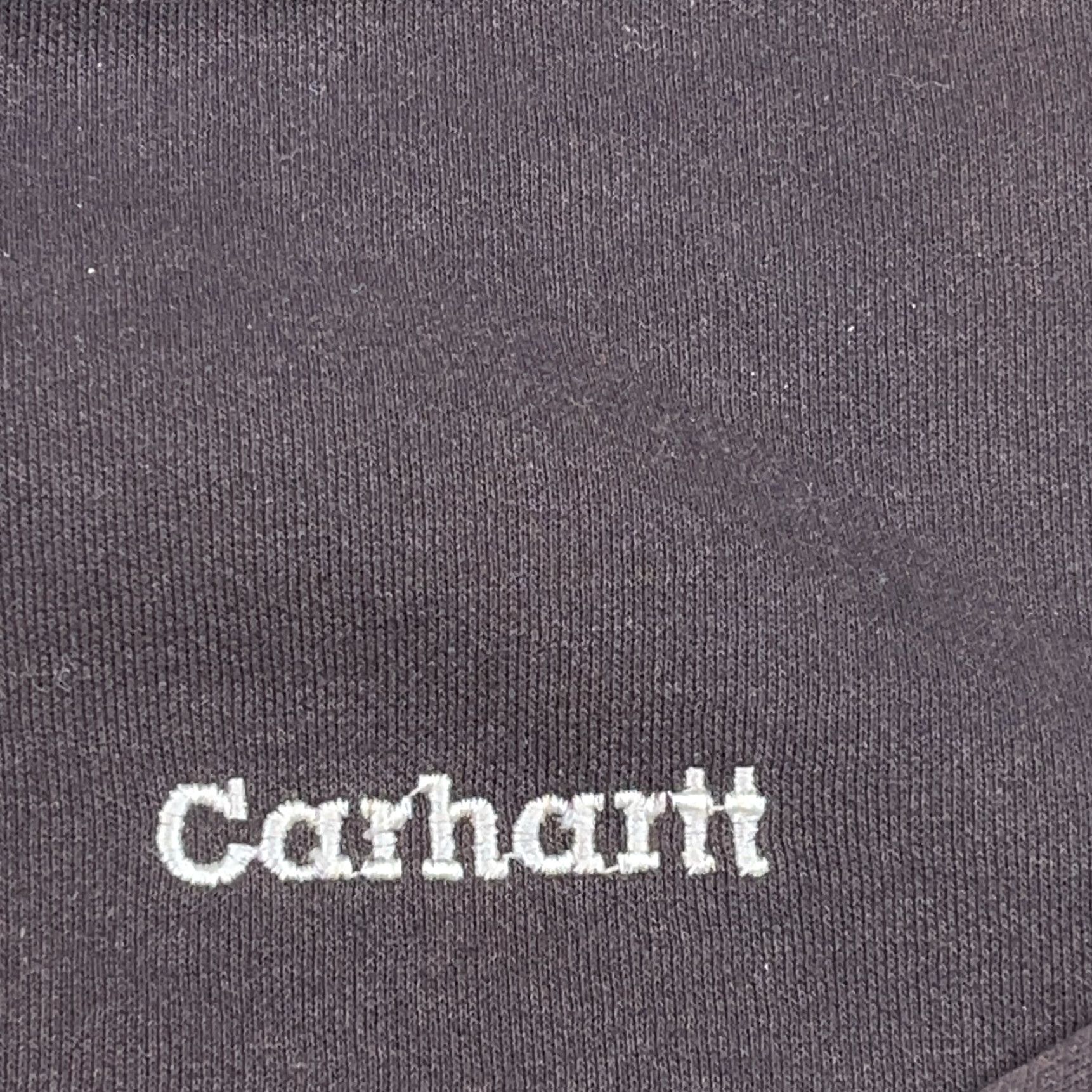 Carhartt VINTAGE Carhartt Hoodie Men 2XL Black Sweatshirt Pullover Crew Neck Heavyweight Fleece Sun Faded 90s Y2K American Retro Hipster 90s Mens Size US XXL / EU 58 / 5 - 6 Thumbnail