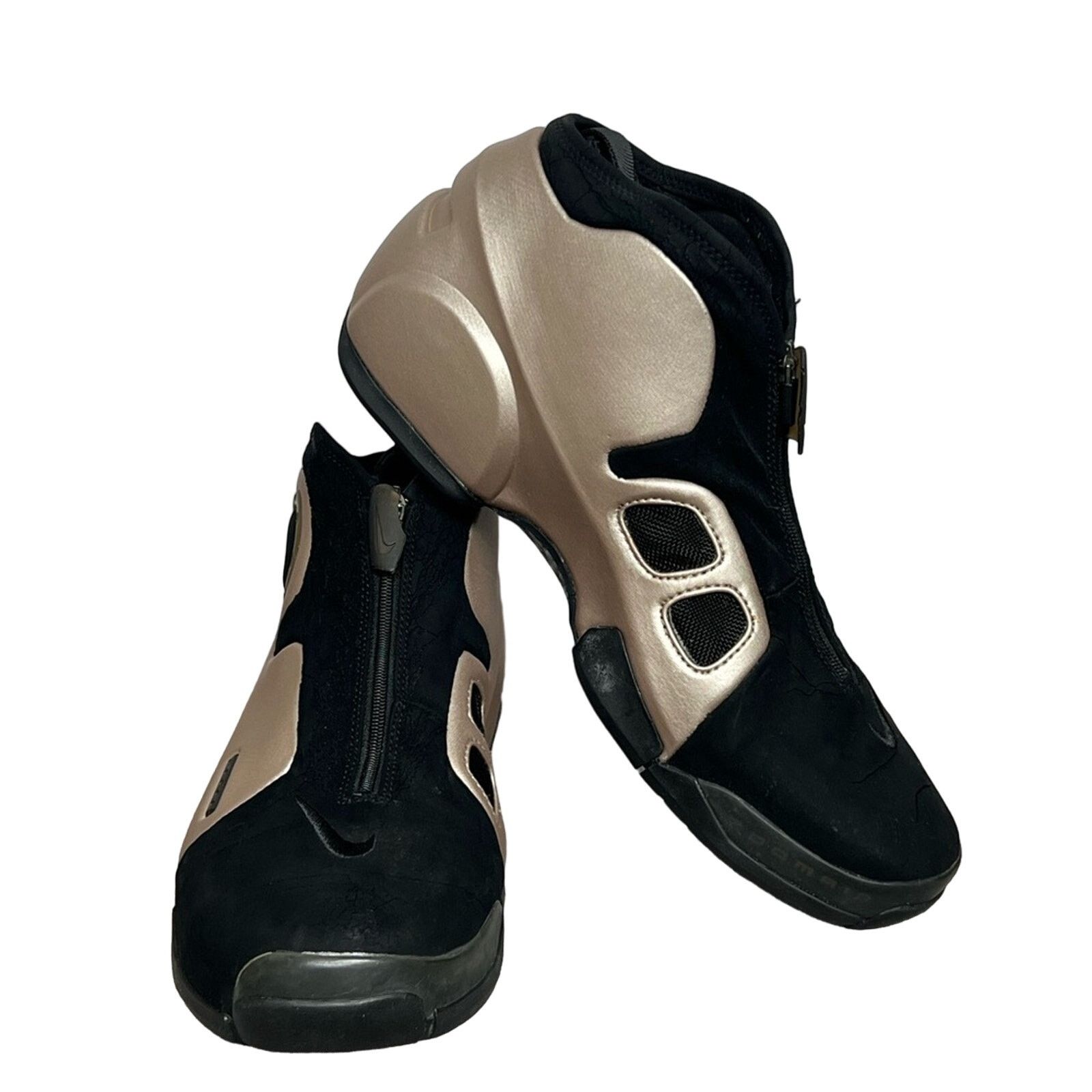 Nike Nike Air Flightposite 2010 KG Metallic Zinc/Black Men’s RARE Size US 10.5 / EU 43-44 - 2 Thumbnail