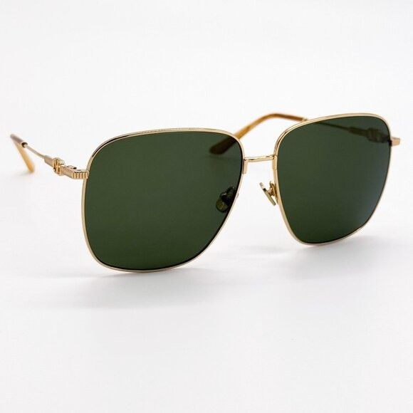 Valentino NEW VALENTINO SUNGLASSES VLS-171A GOLD/GREEN UNISEX EYEWEAR Size ONE SIZE - 4 Thumbnail