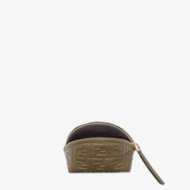 Fendi o1s1wg111225 Size: OS/Baguette Toiletry Case Small in Green Size ONE SIZE - 3 Thumbnail