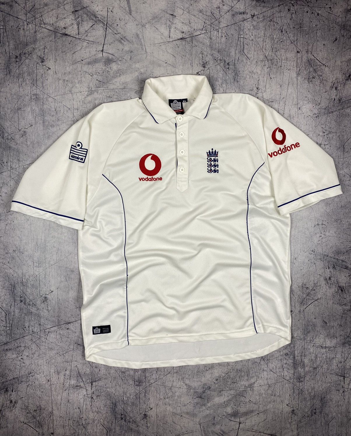 Vintage Vintage Admiral Vodafone Vaughan Cricket Jersey Size US XL / EU 56 / 4 - 3 Thumbnail