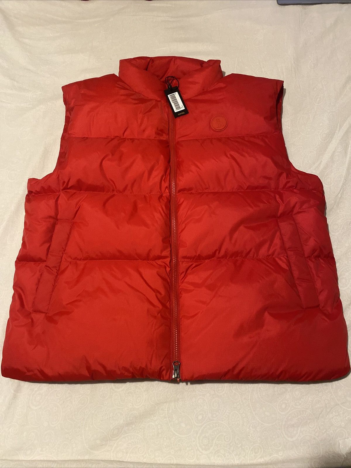 image of Octobers Very Own October’S Very Own Ovo Bounce Puffer Vest in Red, Men's (Size XL)