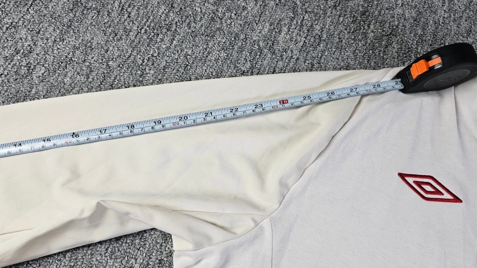 Umbro Umbro England 2012 Home Jersey Long Sleeve White XXL Tailor Size US XXL / EU 58 / 5 - 11 Thumbnail