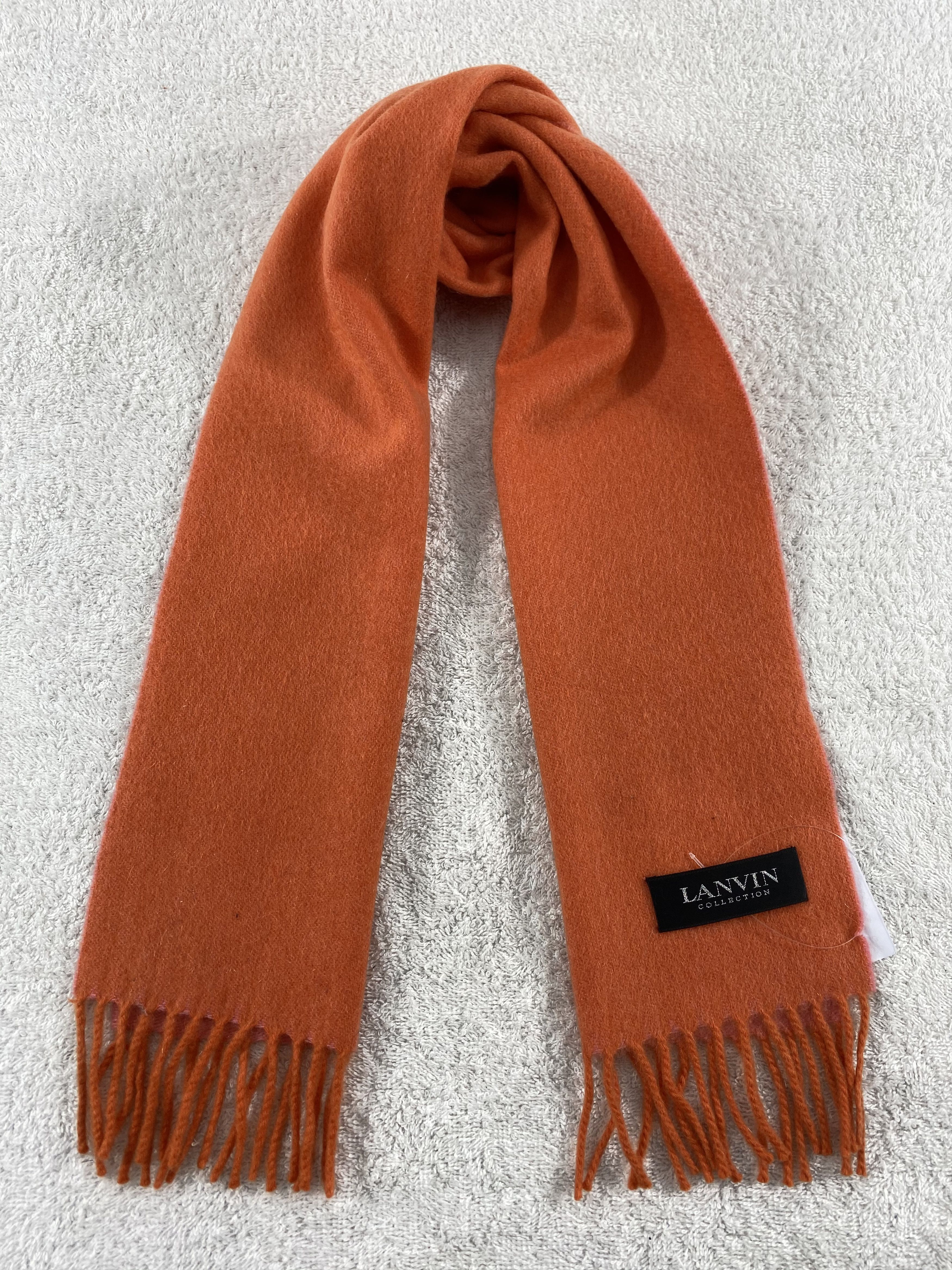Lanvin × Vintage Lanvin Scarf / Muffler / Neckwear - WW1655 Size ONE SIZE - 1 Thumbnail