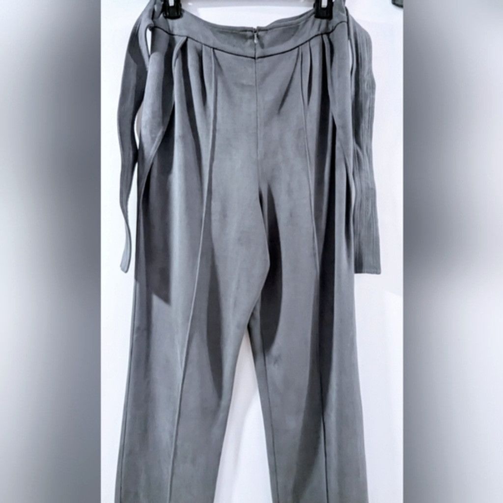 Giorgio Armani Giorgio Armani High Waiste Vegan Suede Pants Size 30" / US 8 / IT 44 - 3 Thumbnail