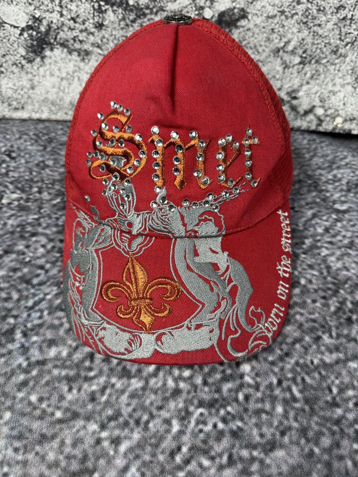 Christian Audigier Men’s Smet by Christian Audigier Baseball Cap Y2K Size 58cm Size ONE SIZE - 3 Thumbnail