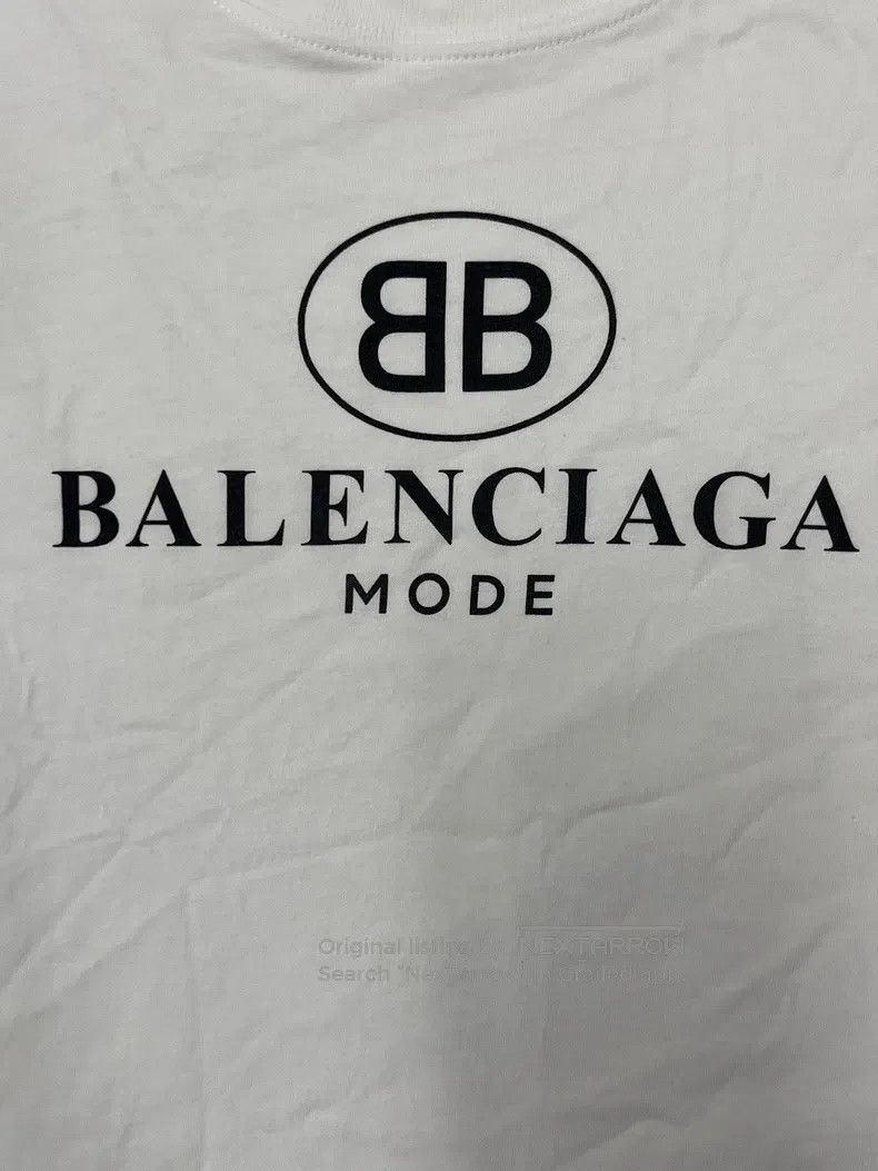Balenciaga Balenciaga Logo printed round neck short-sleeve T-shirt, r Size US S / EU 44-46 / 1 - 3 Thumbnail