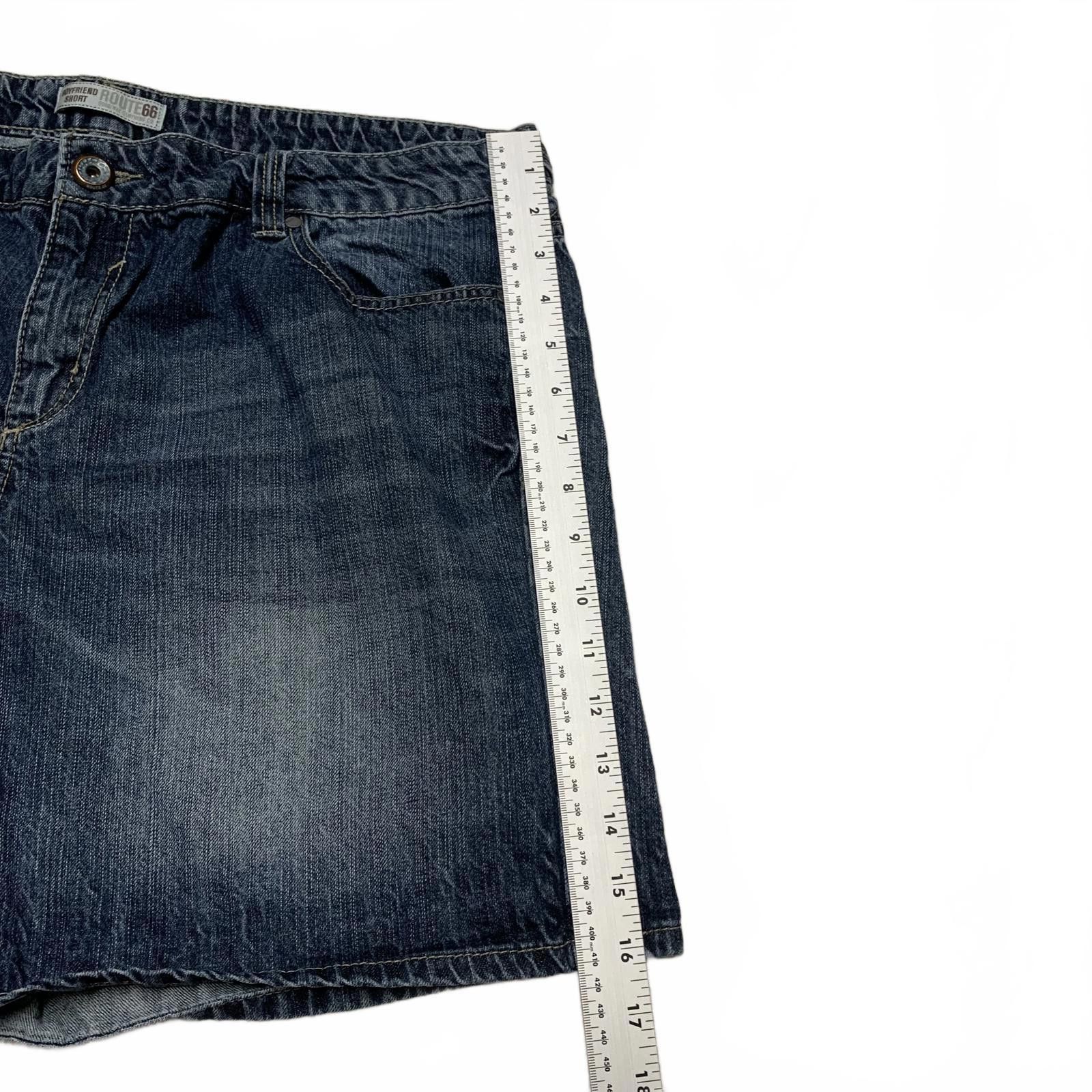 Route 66 Route 66 Women's Size 16 Blue Wash Denim Shorts Jeans W 37 Size 38" / US 16 / IT 52 - 3 Thumbnail