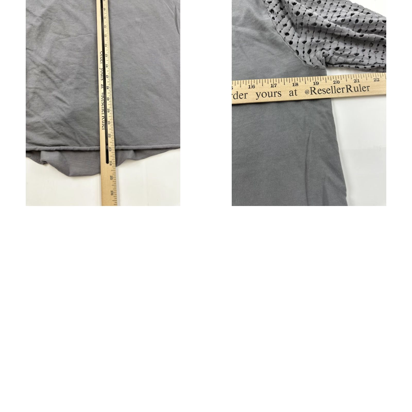 Vintage VINTAGE Fenini Shirt Women’s M Medium Grey Blouse Top Size M / US 6-8 / IT 42-44 - 8 Thumbnail