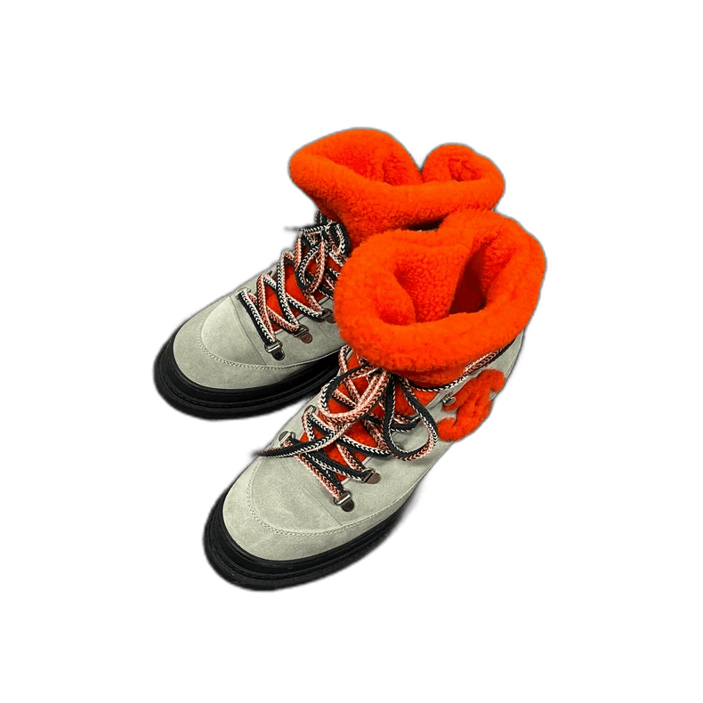 Chanel Chanel Fleece Double C Hiking Boots -2505 Size US 8 / IT 38 - 1 Thumbnail