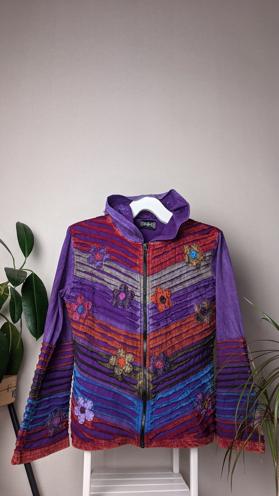 Hysteric Glamour Patchwork Magic Elf Zip Hoodie Nepal embroidered hippie lgb Size US S / EU 44-46 / 1 - 1 Thumbnail