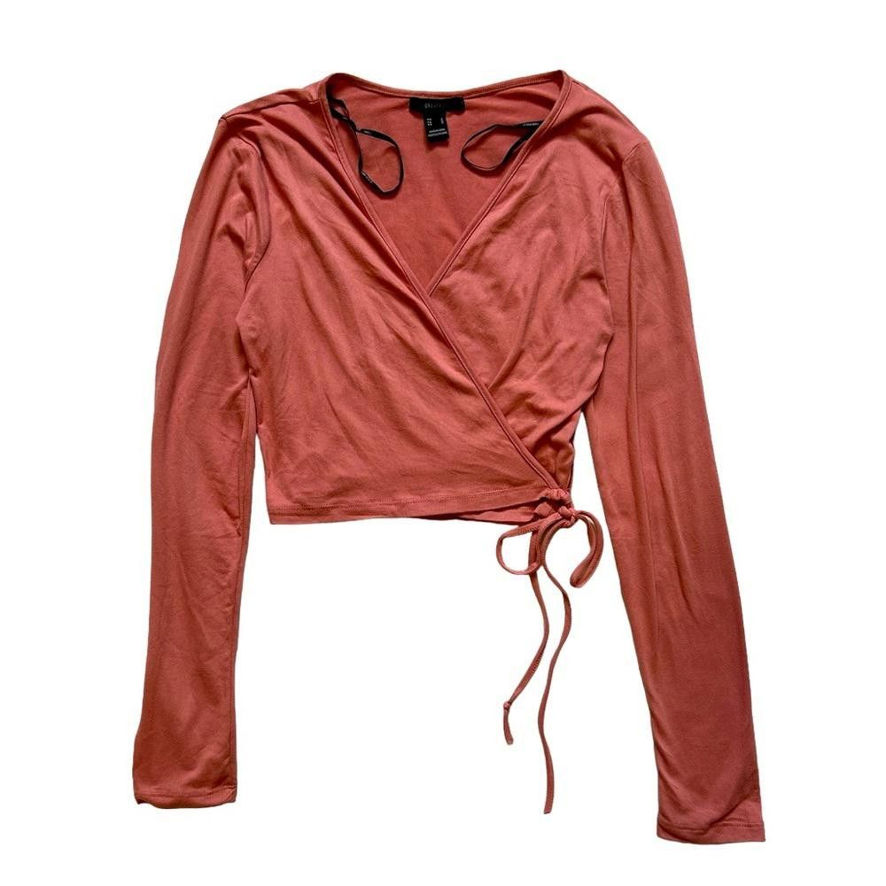 Forever 21 Forever 21 cotton long sleeve Wrap around Size S / US 4 / IT 40 - 1 Thumbnail