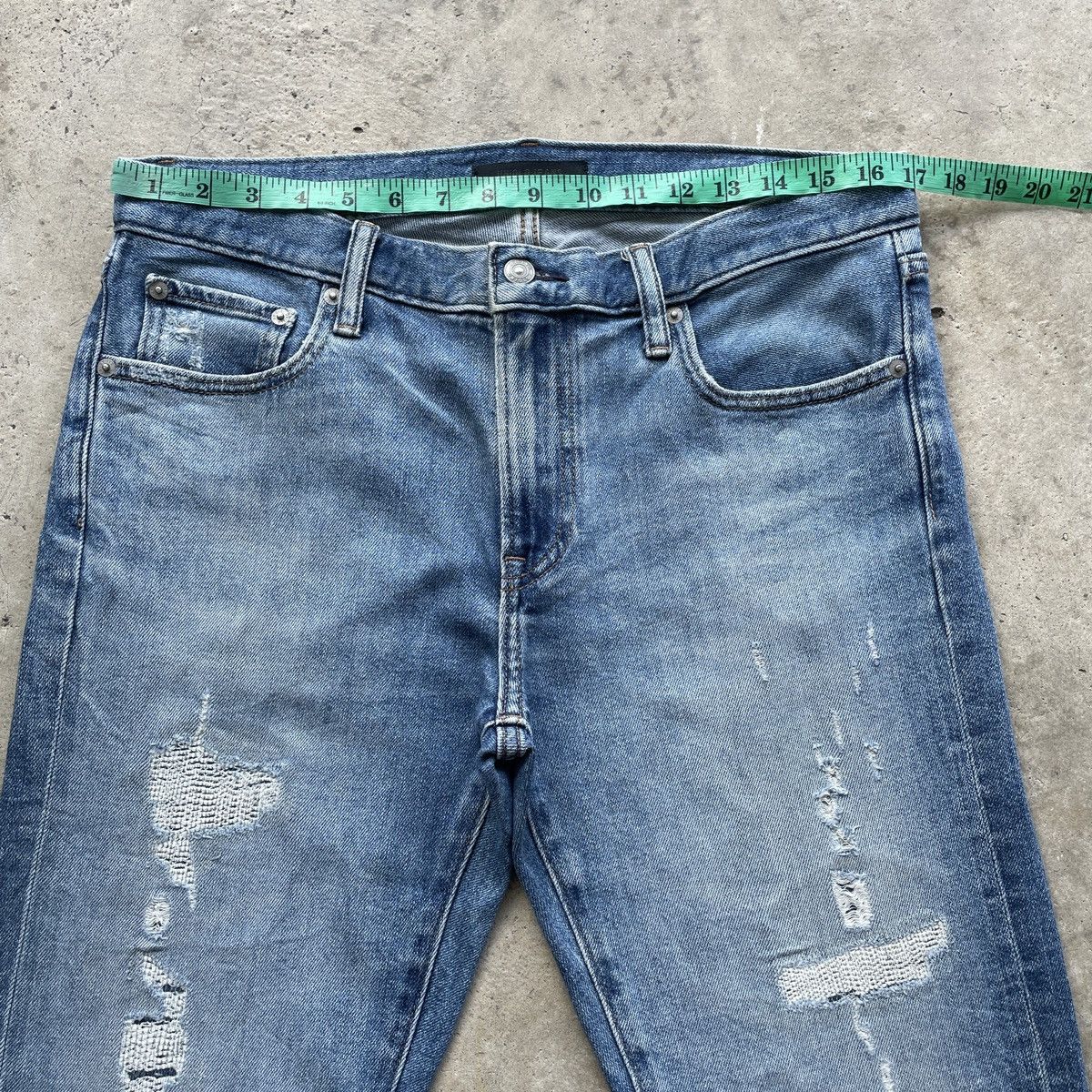 Japanese Brand × Jean W34x28.5 Japanese Brand Faded Jeans Denim Pants Size US 34 / EU 50 - 5 Thumbnail