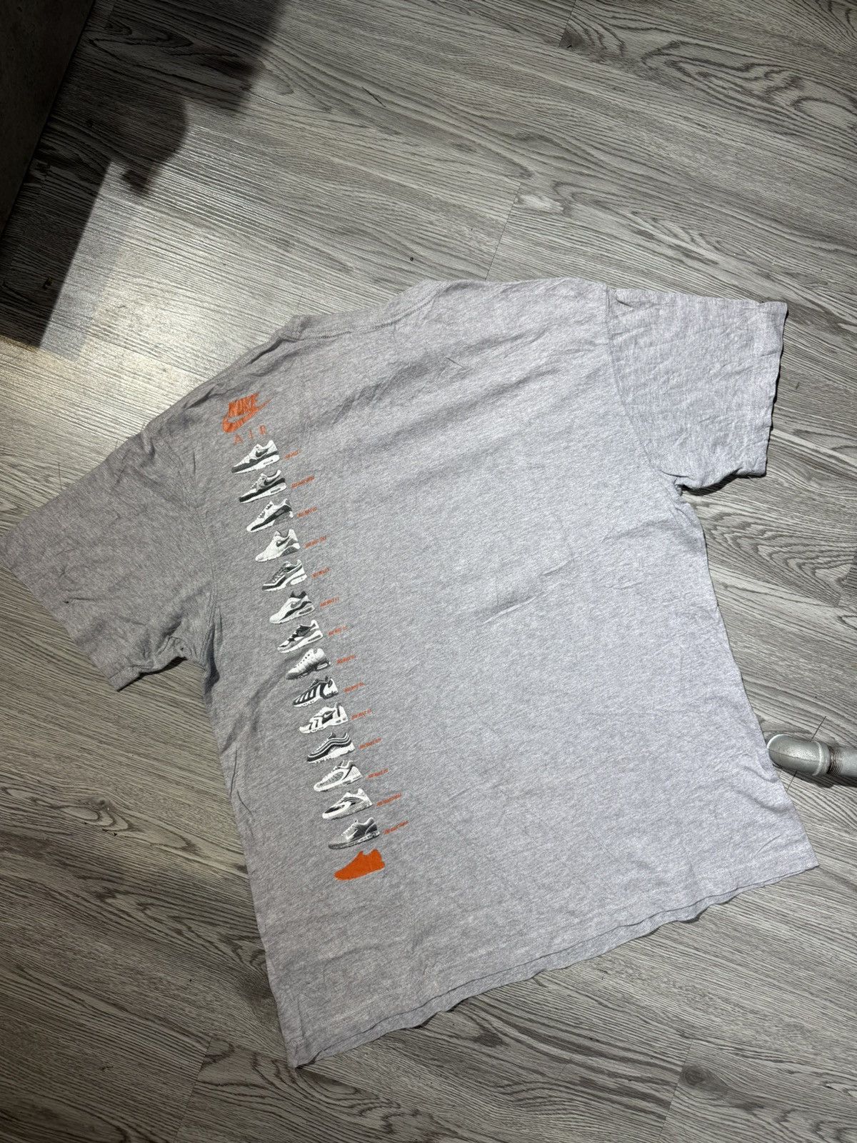Nike × Vintage 90’s NIKE RARE AIR MAX BACK MULTI LOGO Y2K RETRO TEE TSHIRT Size US L / EU 52-54 / 3 - 1 Thumbnail