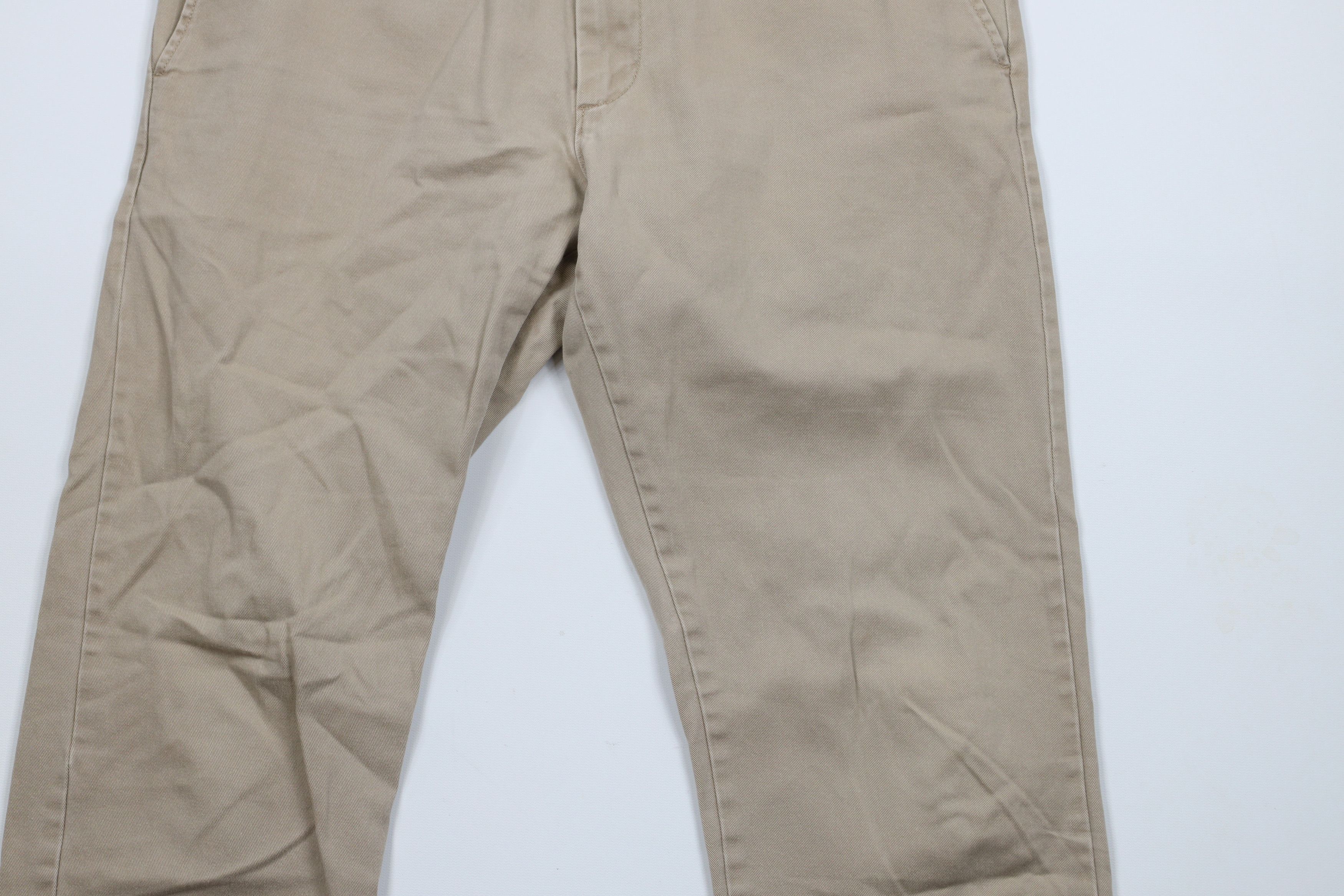 J.Crew × Vintage J Crew The Driggs Slim Fit Chino Pants Trousers Beige Cotton Size US 32 / EU 48 - 3 Thumbnail
