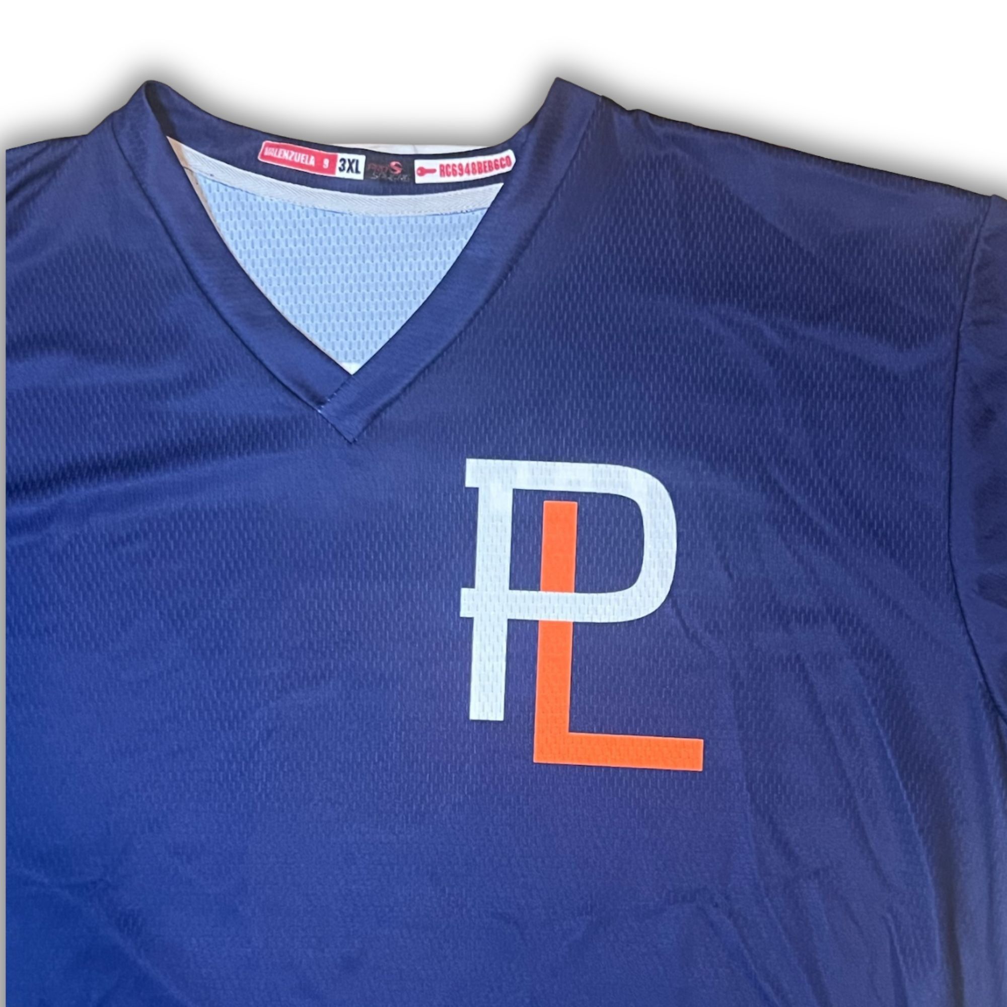 Other PL Valenzuela "9" Jersey Size 3XL V-Neck Navy Blue Polyester Size US XXL / EU 58 / 5 - 4 Thumbnail