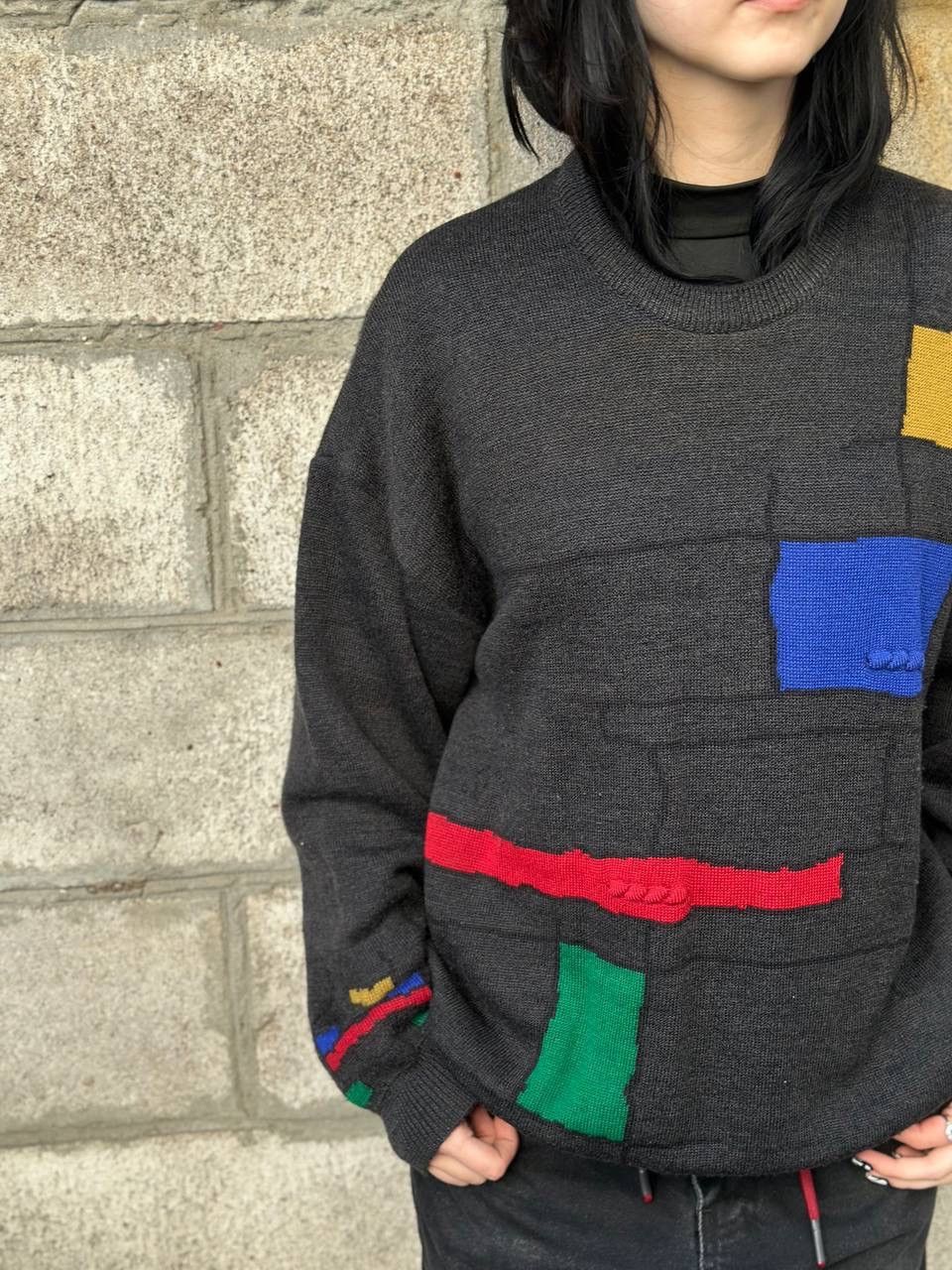 Homespun Knitwear VTG Knit Sweater Size M Old Money Man 00s USA Hype Trend Size US M / EU 48-50 / 2 - 5 Thumbnail