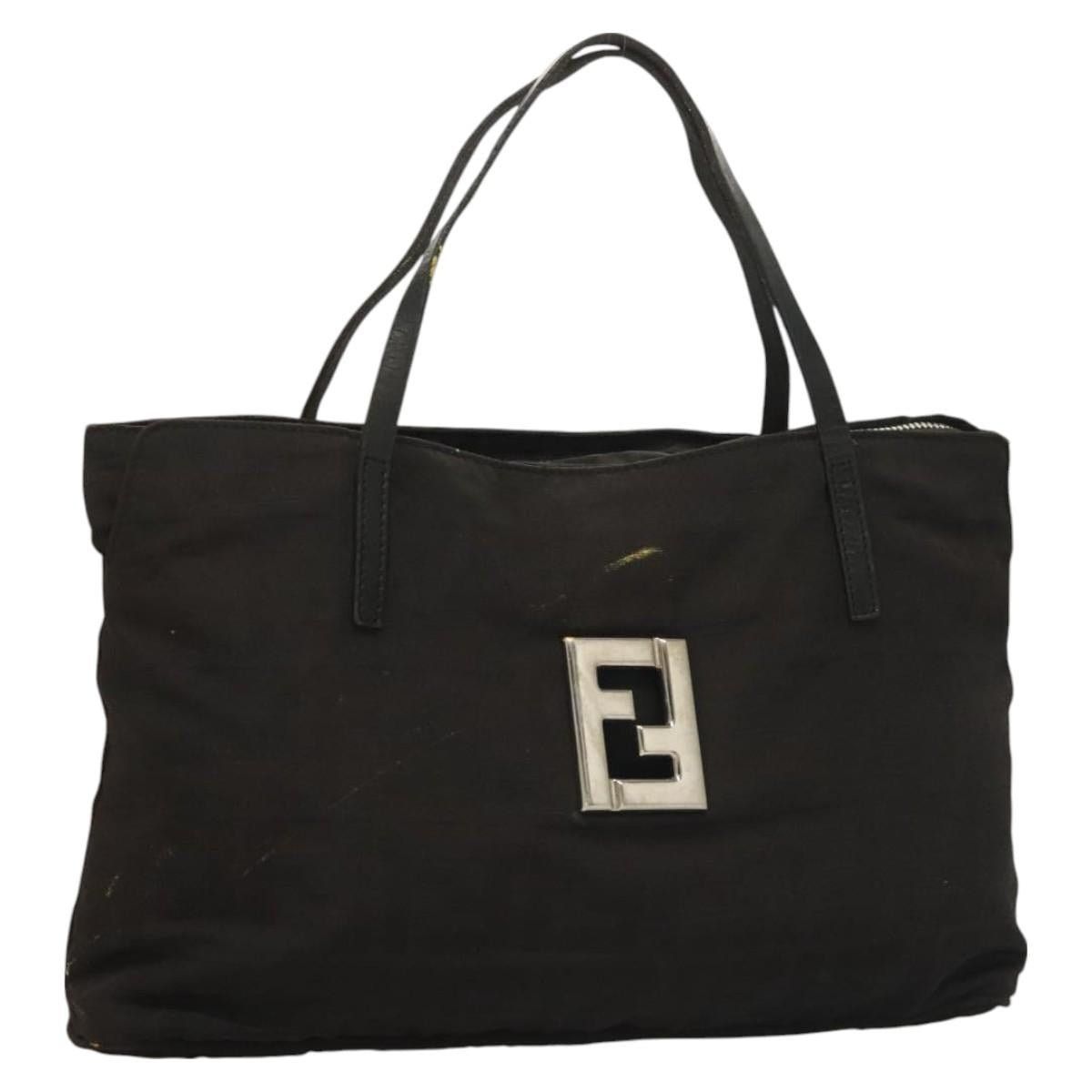 Fendi FENDI Zucca Canvas Hand Bag Black Silver Size ONE SIZE - 1 Thumbnail