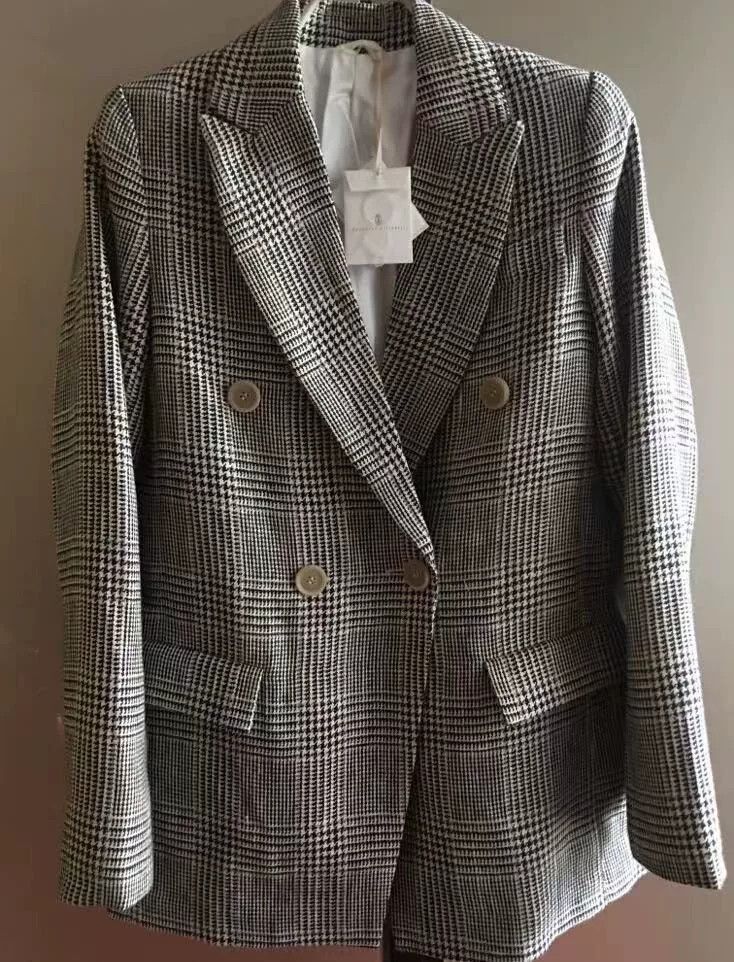 Brunello Cucinelli Brunello Cucinelli Wool Weave Blazer Size US XS / EU 42 / 0 - 1 Thumbnail