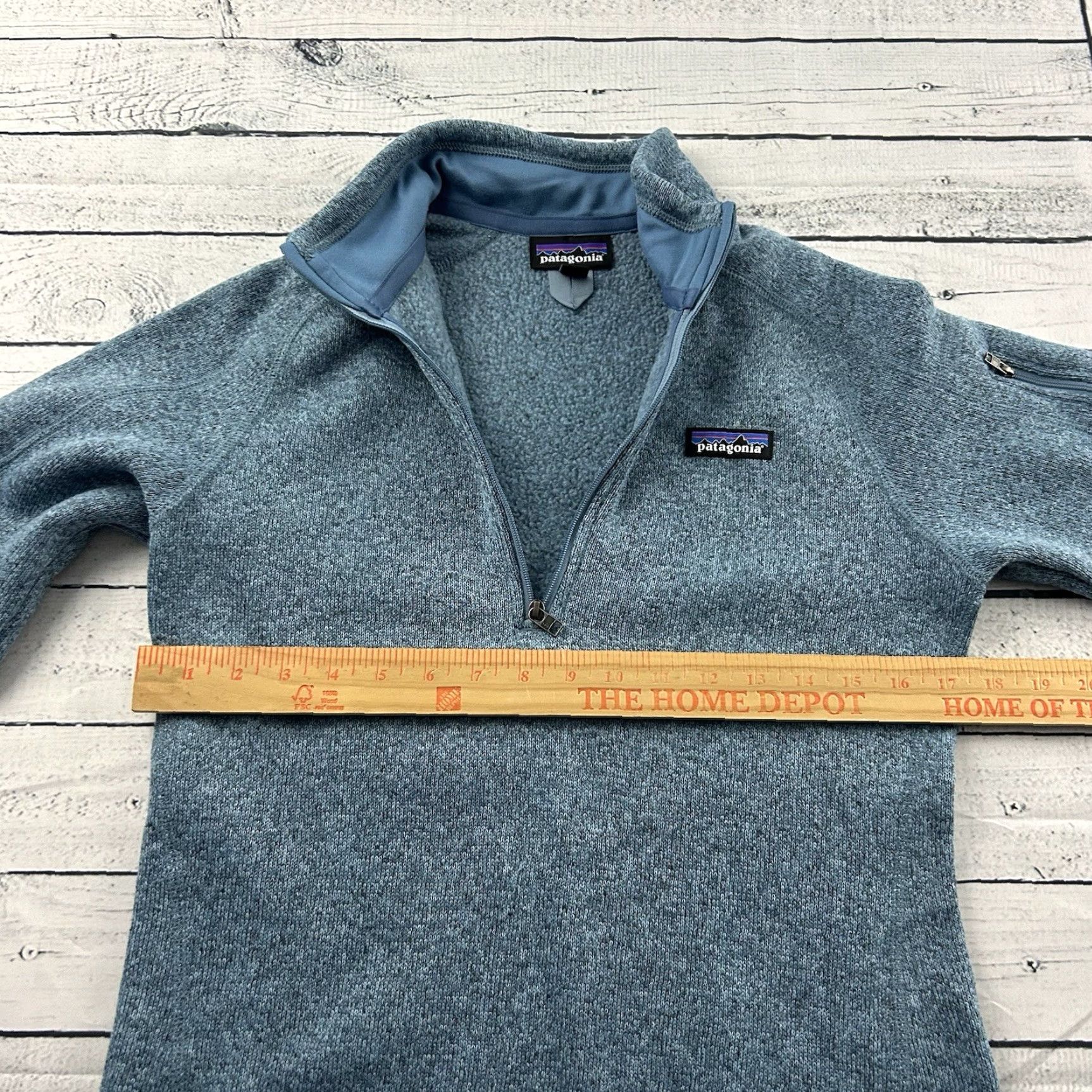 Patagonia Patagonia 1/4 Zip Better Sweater Women's Small Blue Shirt Womens 1/4 Zip Patagonia Better Sweater Blue S Size S / US 4 / IT 40 - 6 Thumbnail