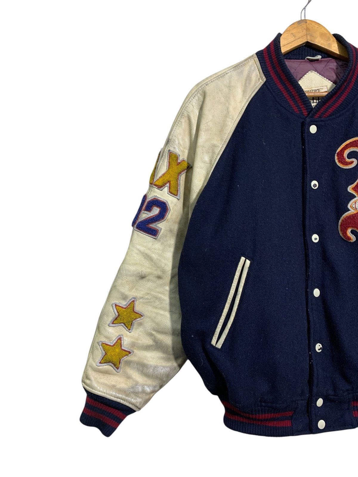 Alyx 🔥ALLIX AVIATOR WOOL/LEATHER VARSITY JACKET Size US L / EU 52-54 / 3 - 2 Thumbnail