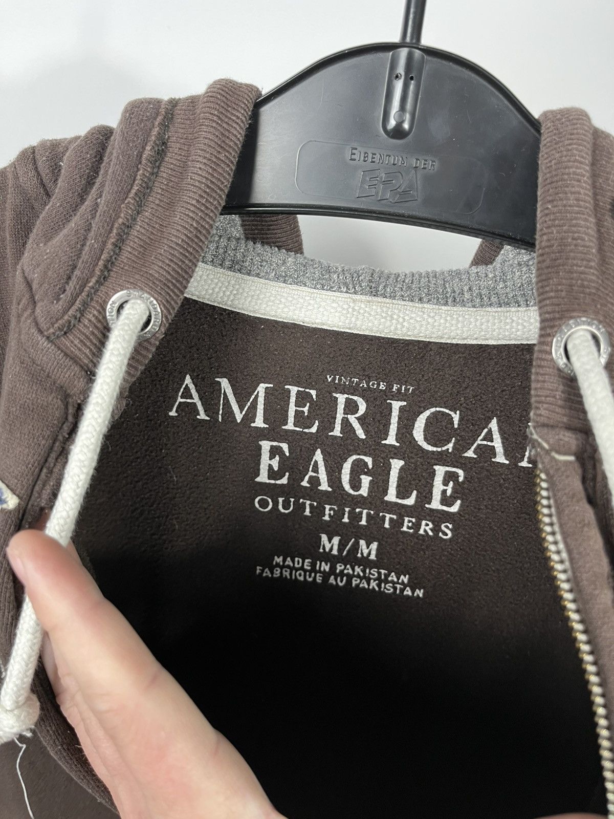 Other Vintage American Eagle Hoodie Zip Up Distressed M Faded Men Size US M / EU 48-50 / 2 - 8 Thumbnail