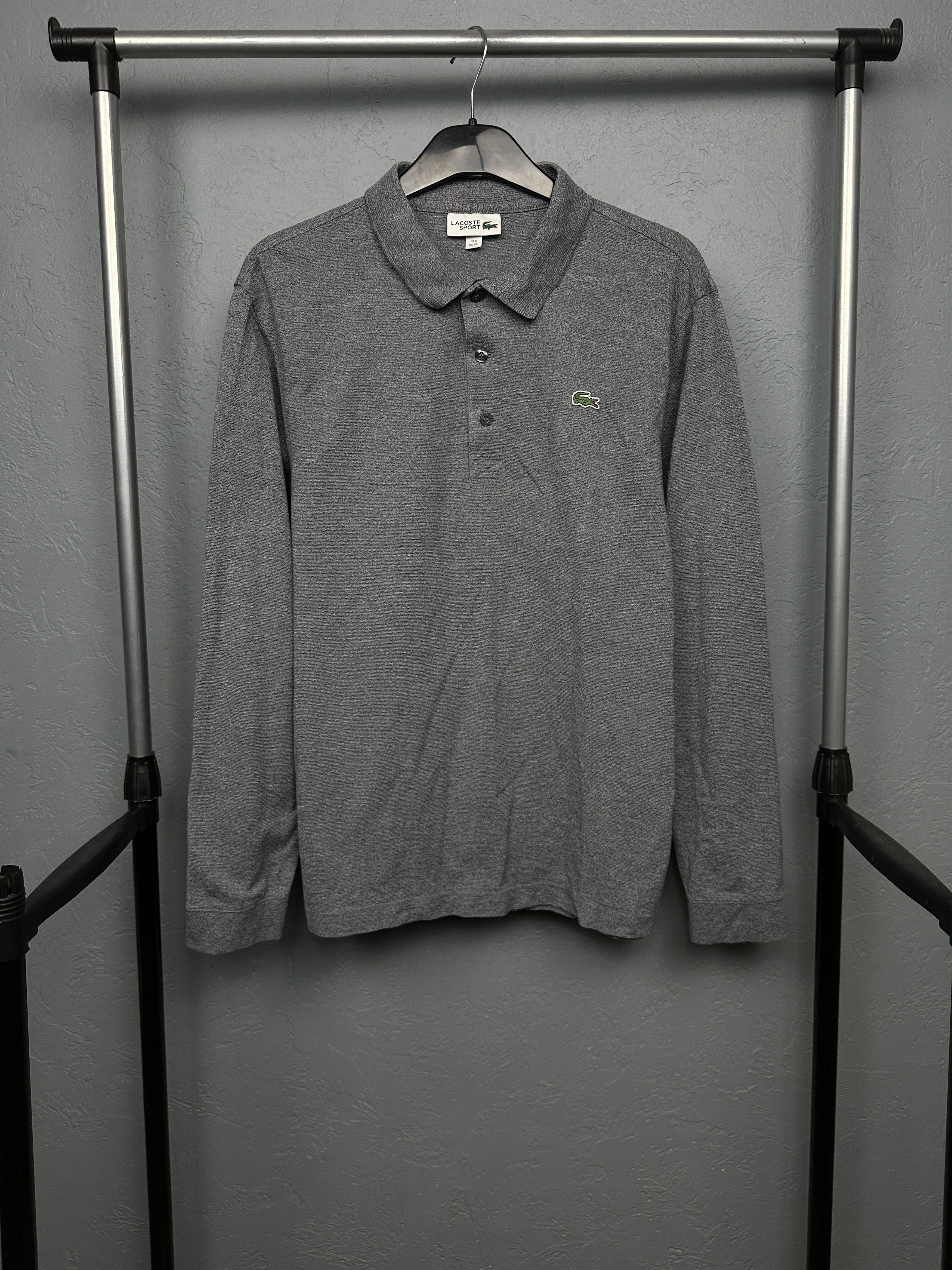 Lacoste × Vintage Lacoste Vintage Mens Long Sleeve Polo Shirt Size US XL / EU 56 / 4 - 1 Thumbnail