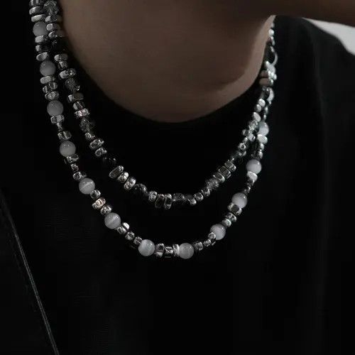 Other 925Layered Beaded Necklace Size ONE SIZE - 4 Thumbnail