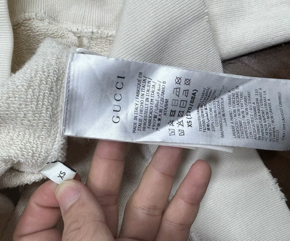 Gucci Gucci Beige destructive hoodie 2502-Nextarrow Size US XS / EU 42 / 0 - 8 Thumbnail